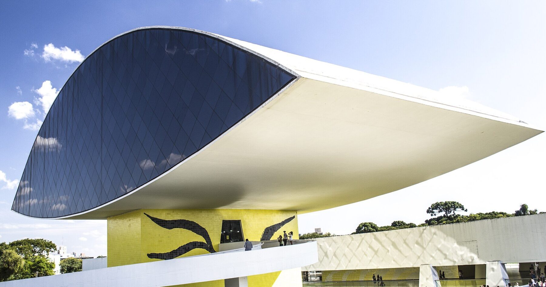 Curitiba Biennial - the Museu Oscar Niemeyer, the main venue