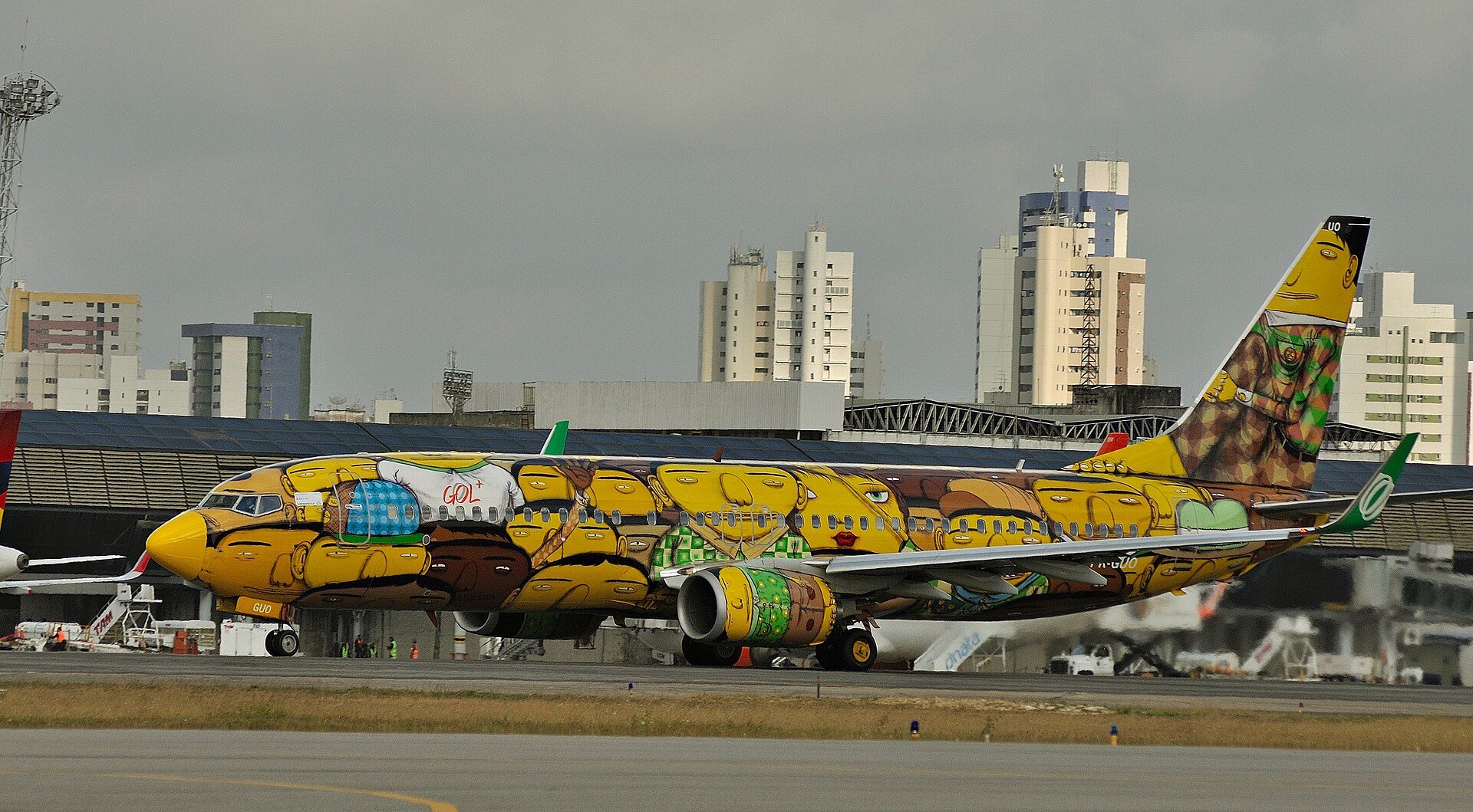 A Gol Linhas Aereas Boeing 737-800 aircraft on the ground