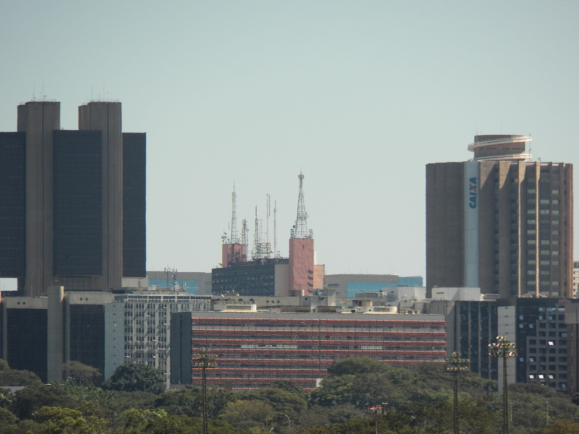 IBC-Br report - the Banco Central do Brasil headquarters in Brasilia.