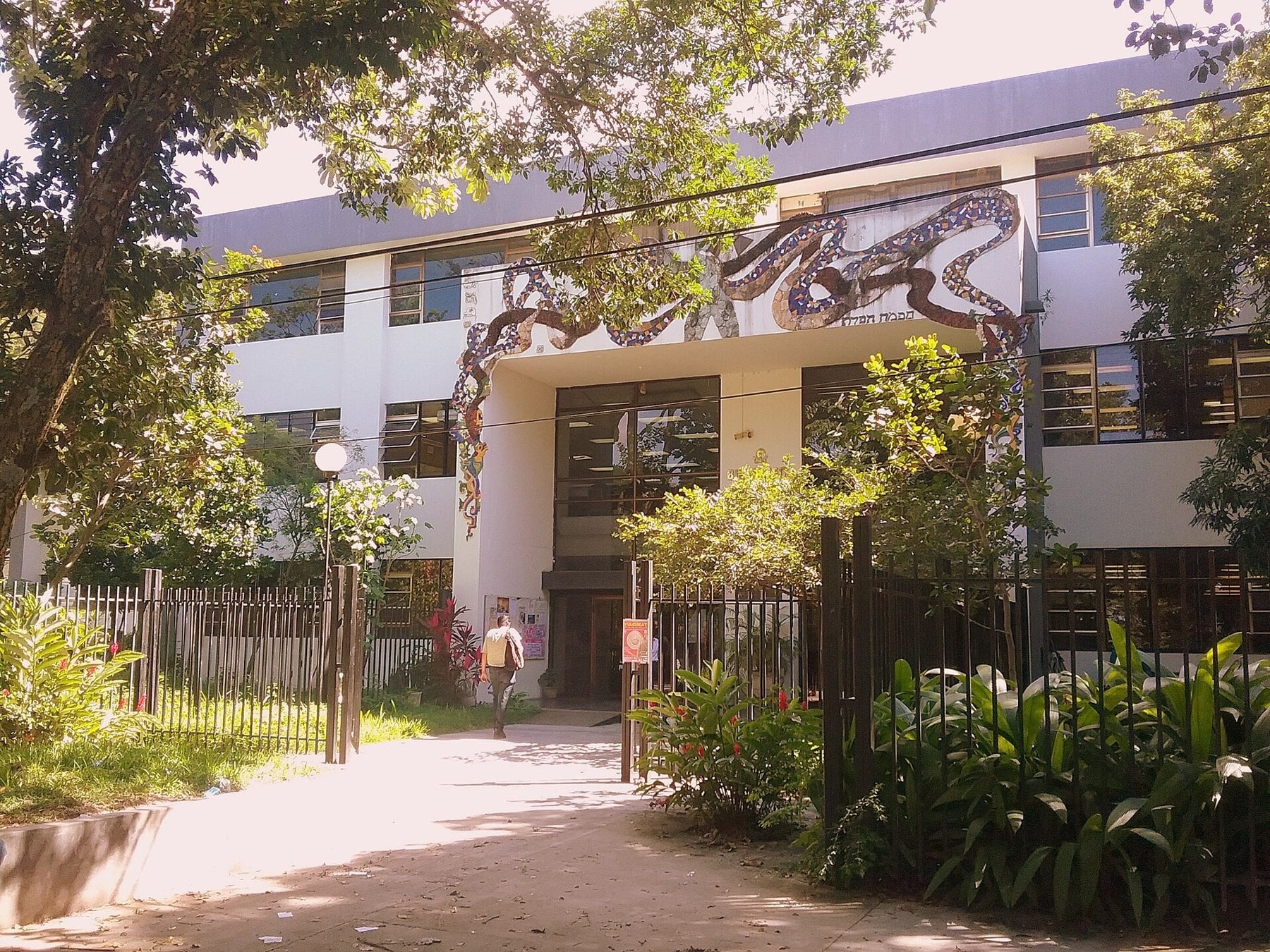 The Universidad de El Salvador library, a destination for El Salvador scholarships