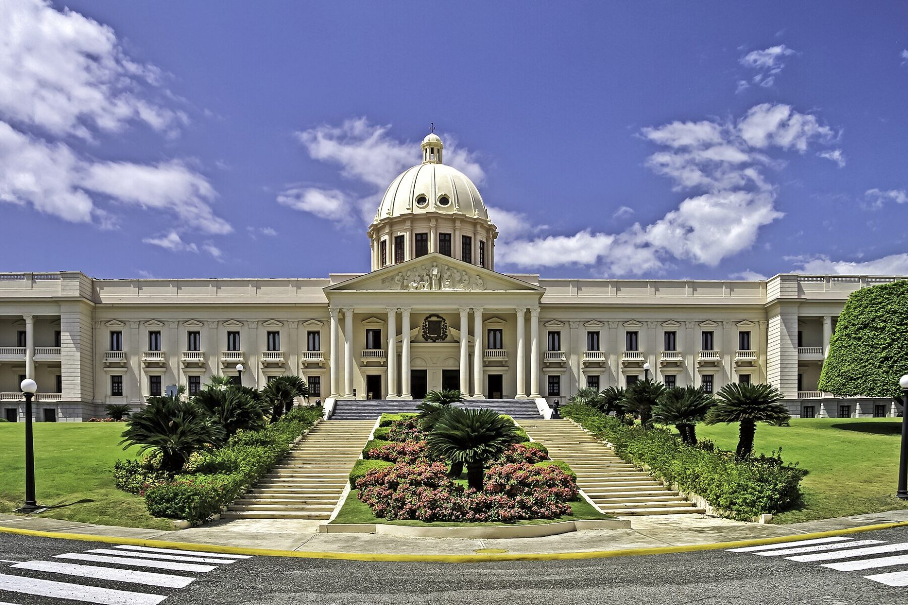 The National Palace in Santo Domingo, seat of the Dominican presidency, where Abinader is recalibrating relations with Washington