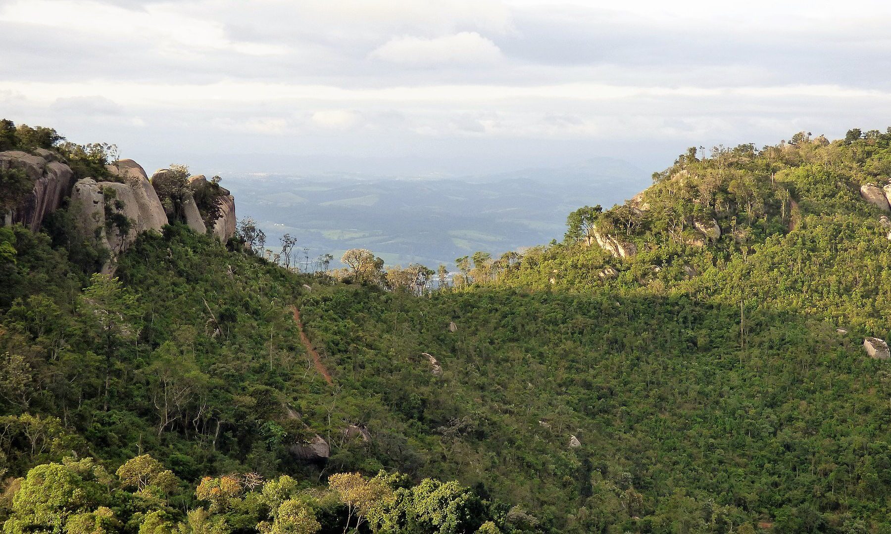 Atibaia Flower Festival - green hills and granite peaks of Atibaia in the São Paulo countryside