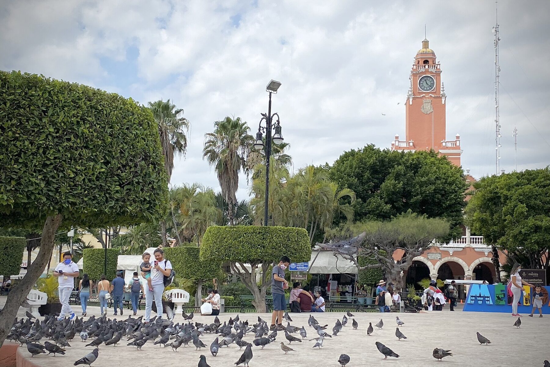 Mexico travel advisory - the Plaza Grande in Merida, Yucatan