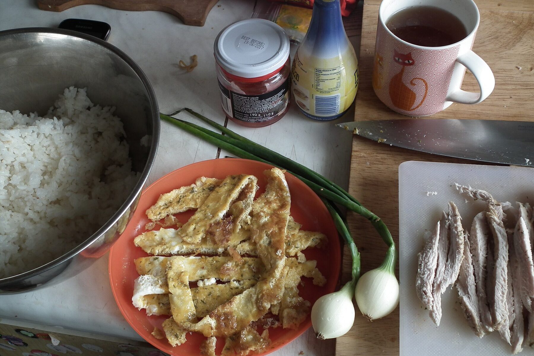 Lima chifas - a plate of arroz chaufa, the Chinese-Peruvian fried rice