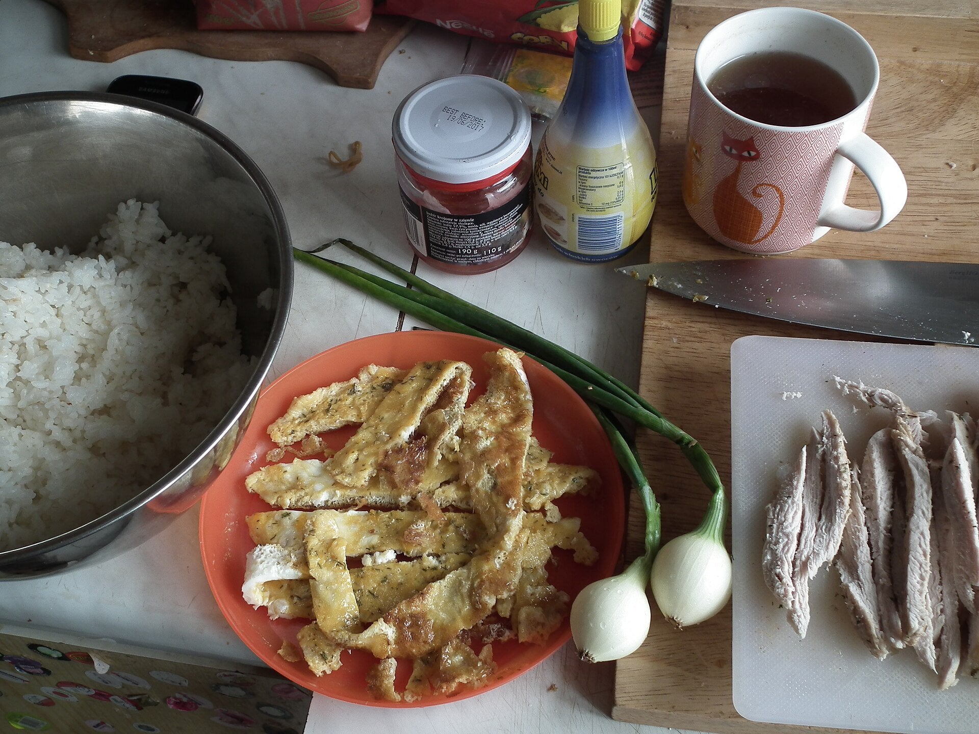 Lima chifas - a plate of arroz chaufa, the Chinese-Peruvian fried rice