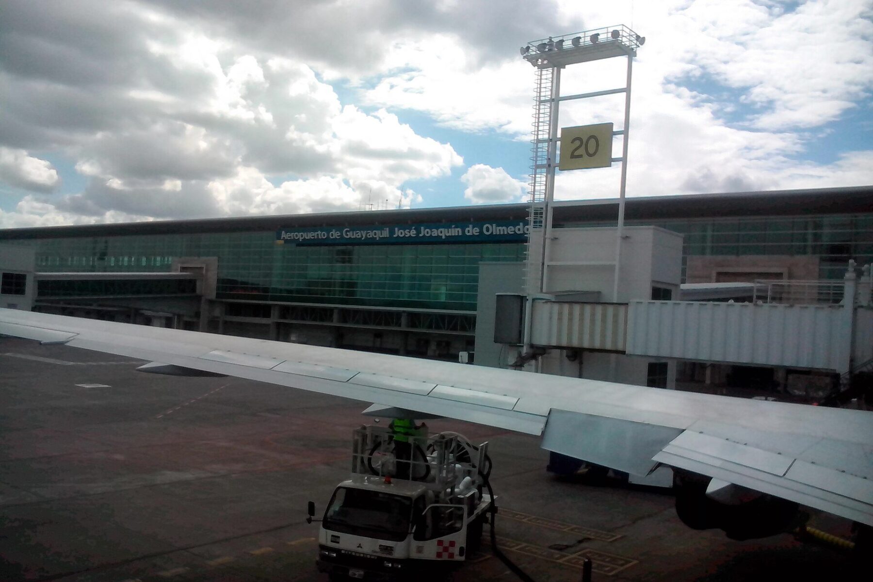 Ecuador and South Korea - the airport at Guayaquil