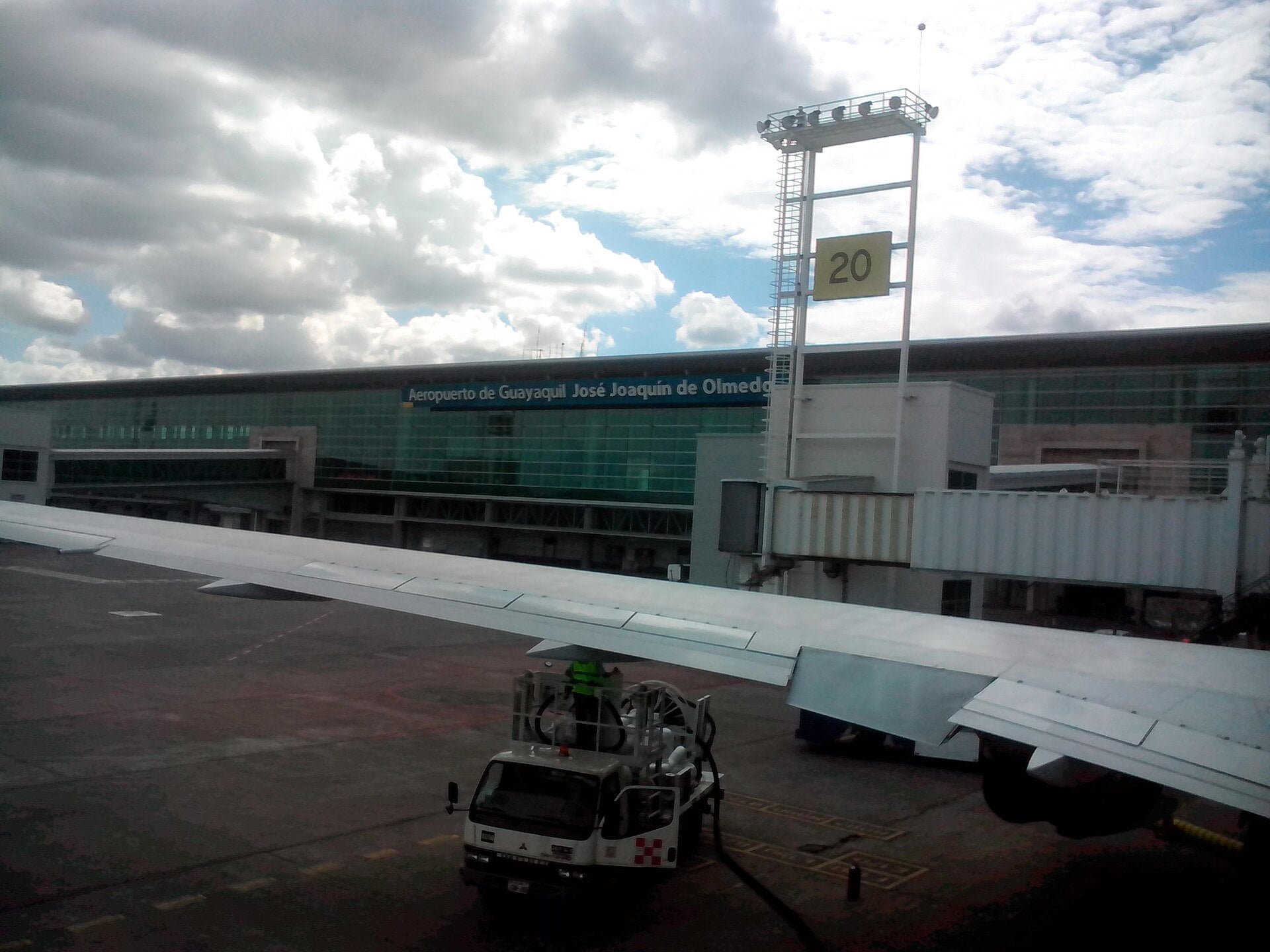 Ecuador and South Korea - the airport at Guayaquil