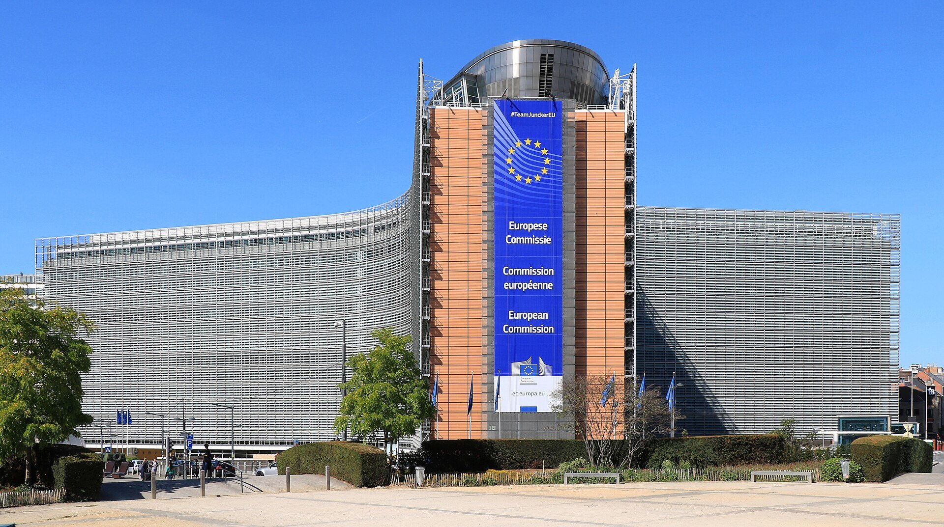 Brazil chicken exports - the Berlaymont, seat of the European Commission in Brussels