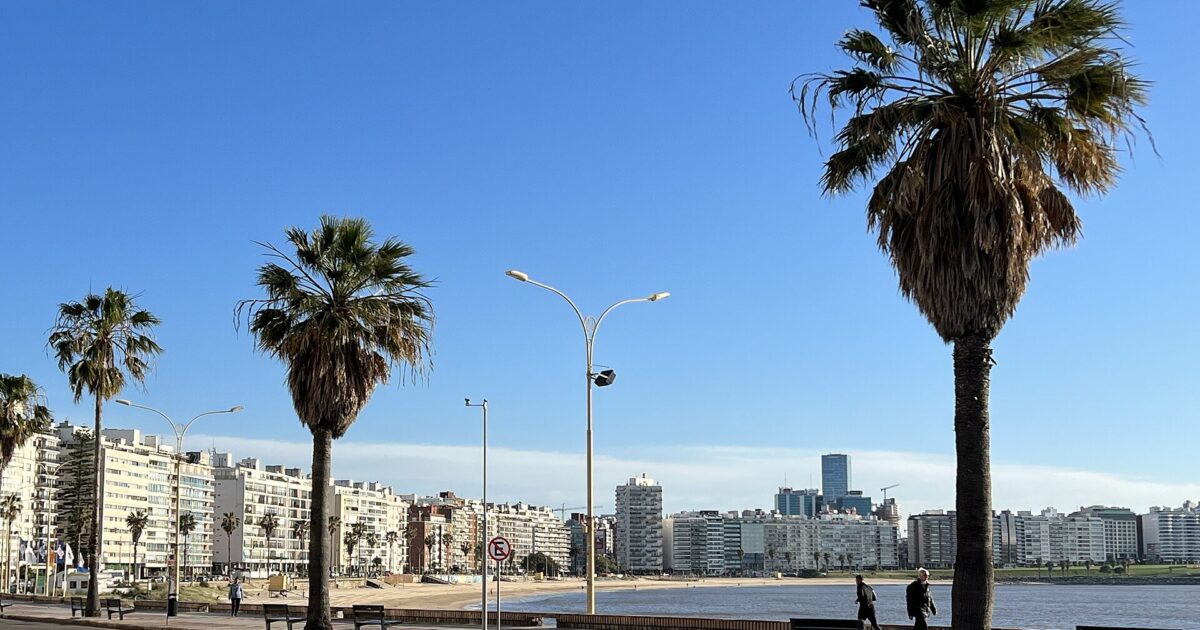 Brazilian investment in Uruguay - a street in Montevideo