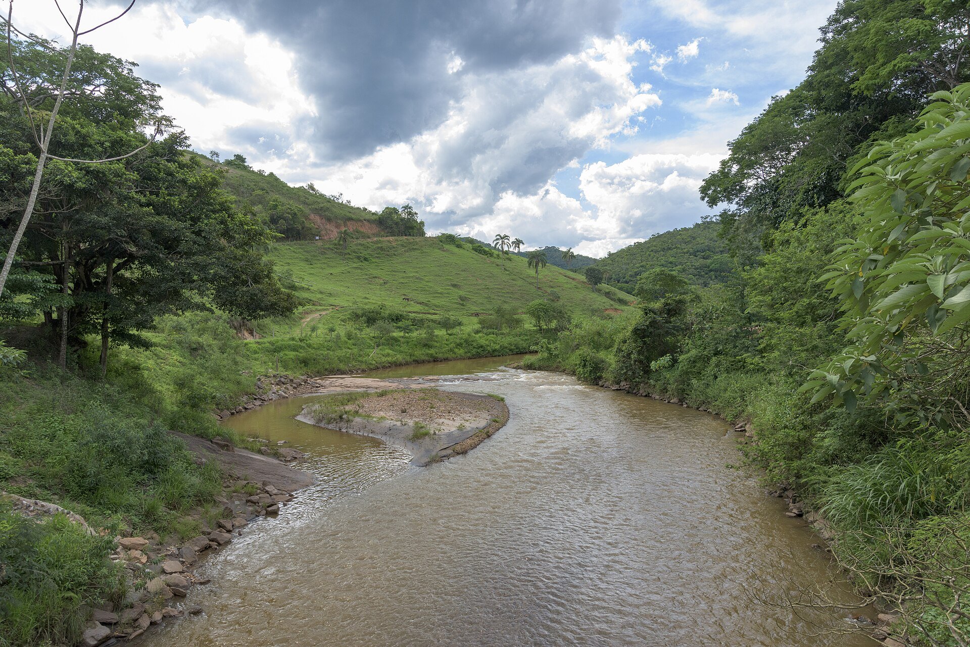 Samarco - illustration of the 2015 Mariana dam disaster in Minas Gerais, Brazil