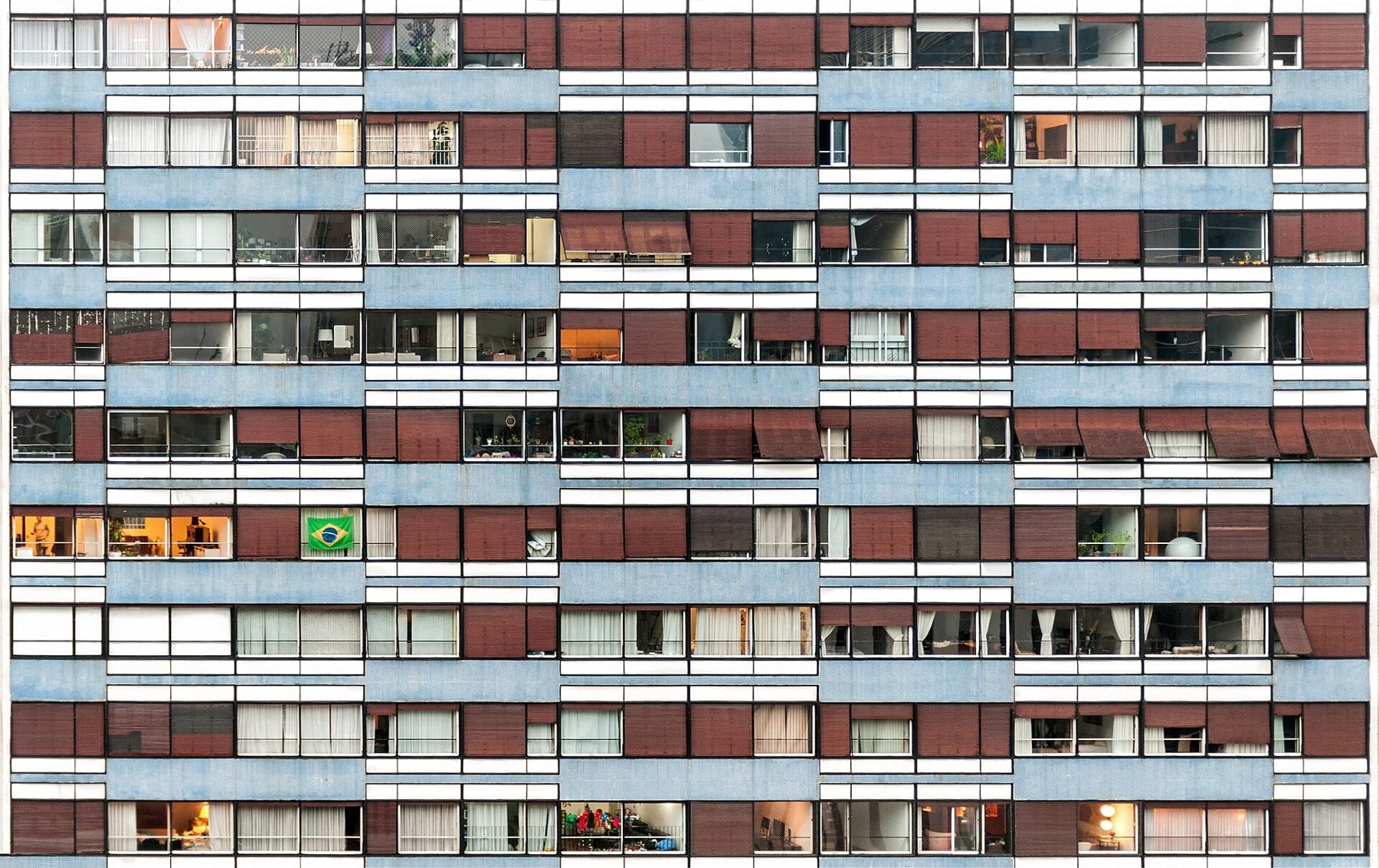 Datafolha presidential polls - an apartment block in São Paulo