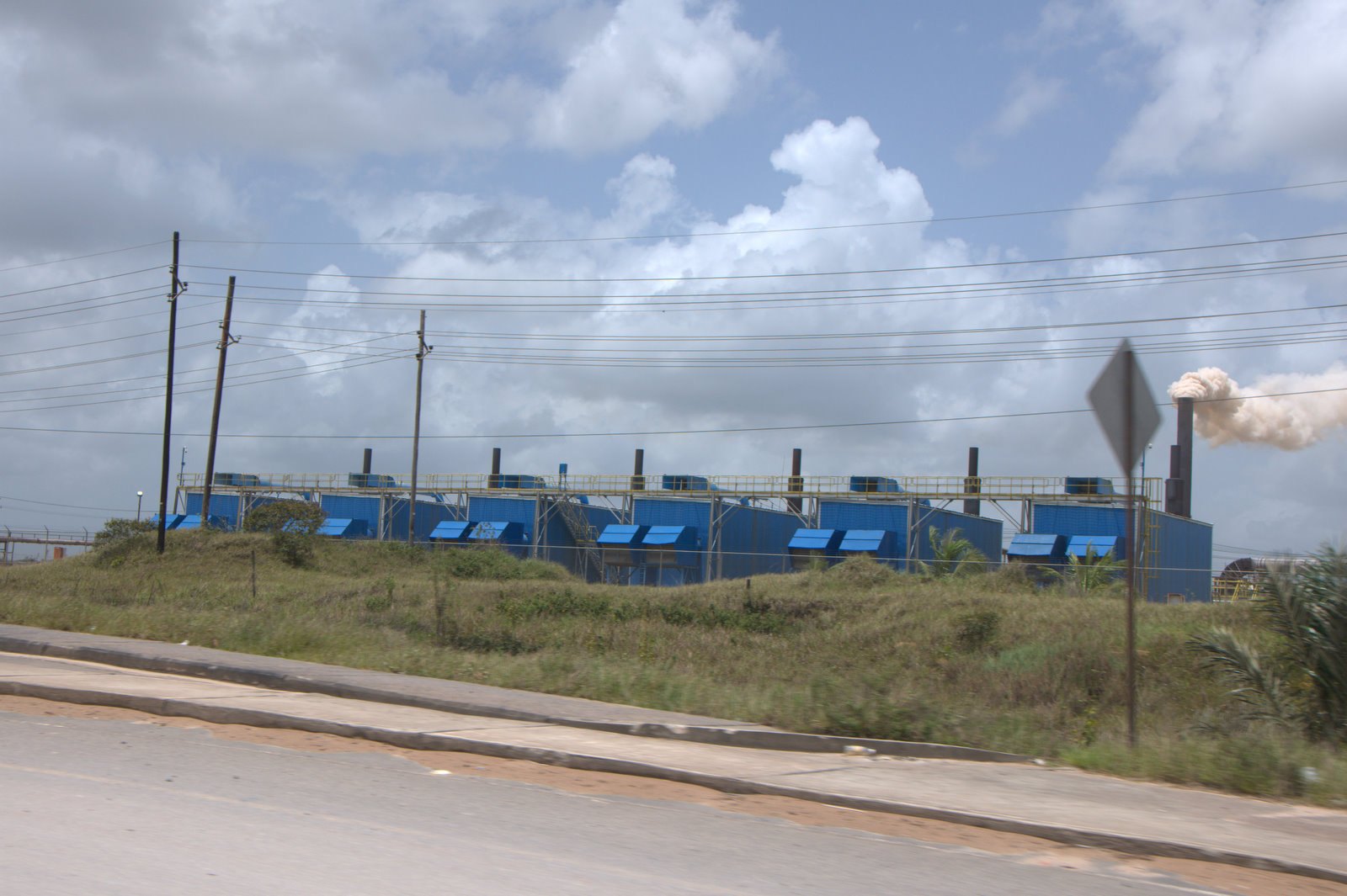 Generator units at the Linden power station, the heart of the Linden power supply
