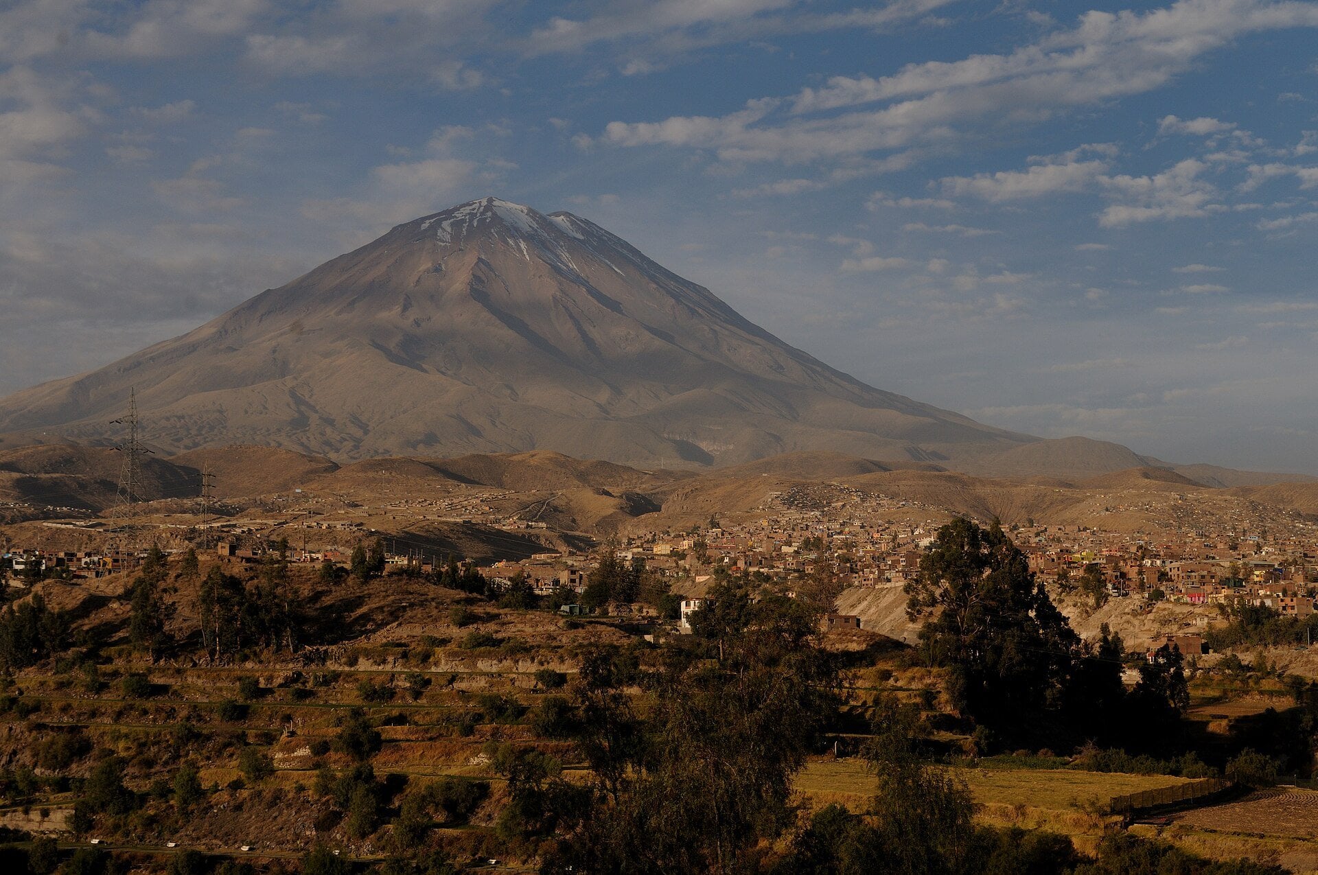Cerro Verde - the El Misti volcano above Arequipa