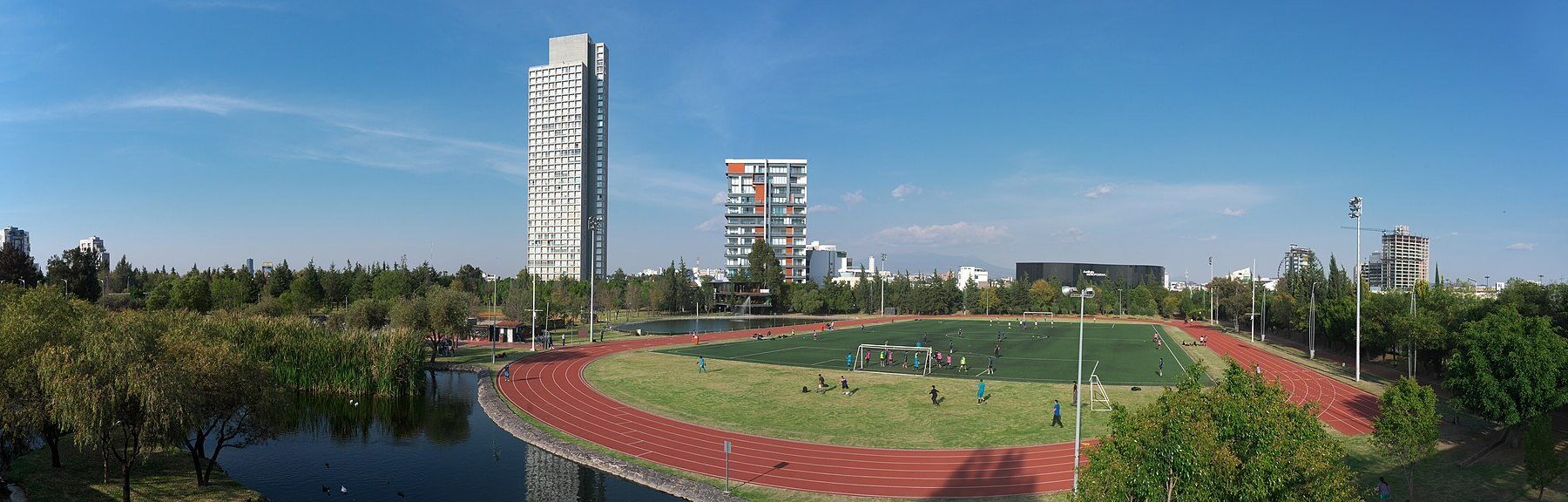 Olinia - a park in the city of Puebla