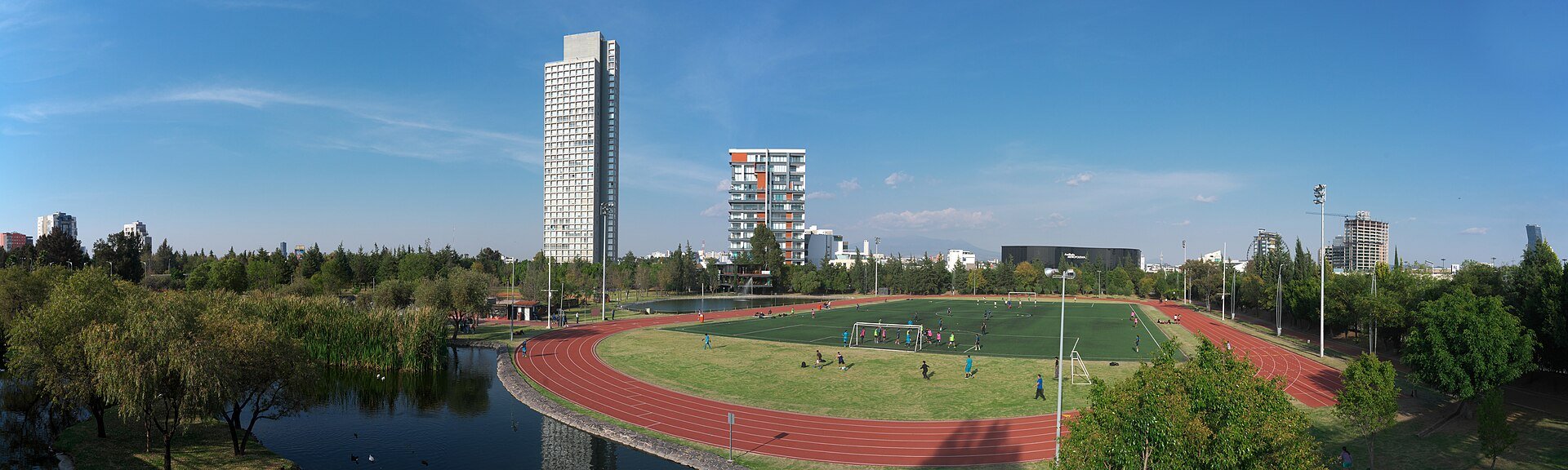 Olinia - a park in the city of Puebla