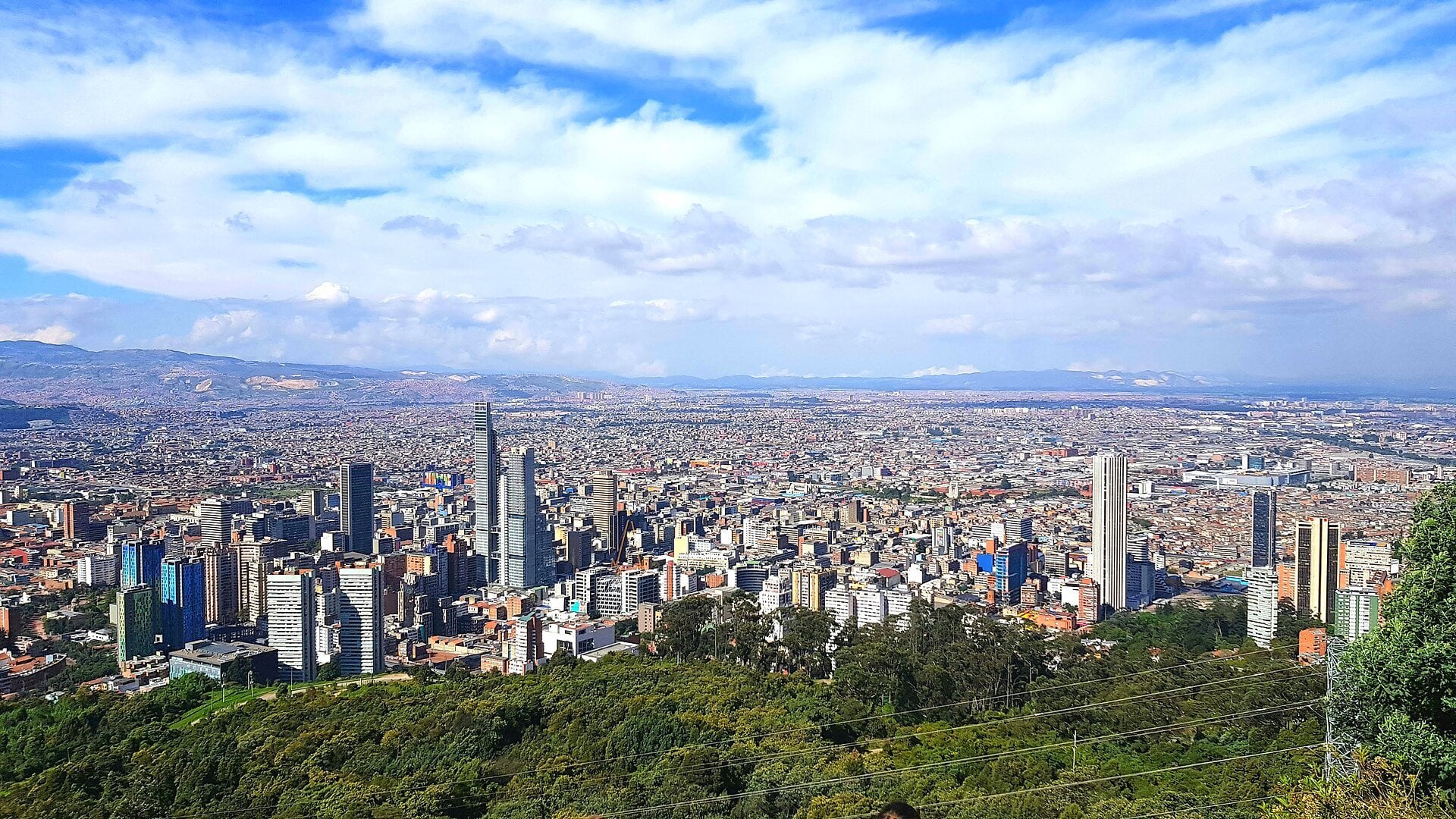 Gastrofest - a view over Bogotá