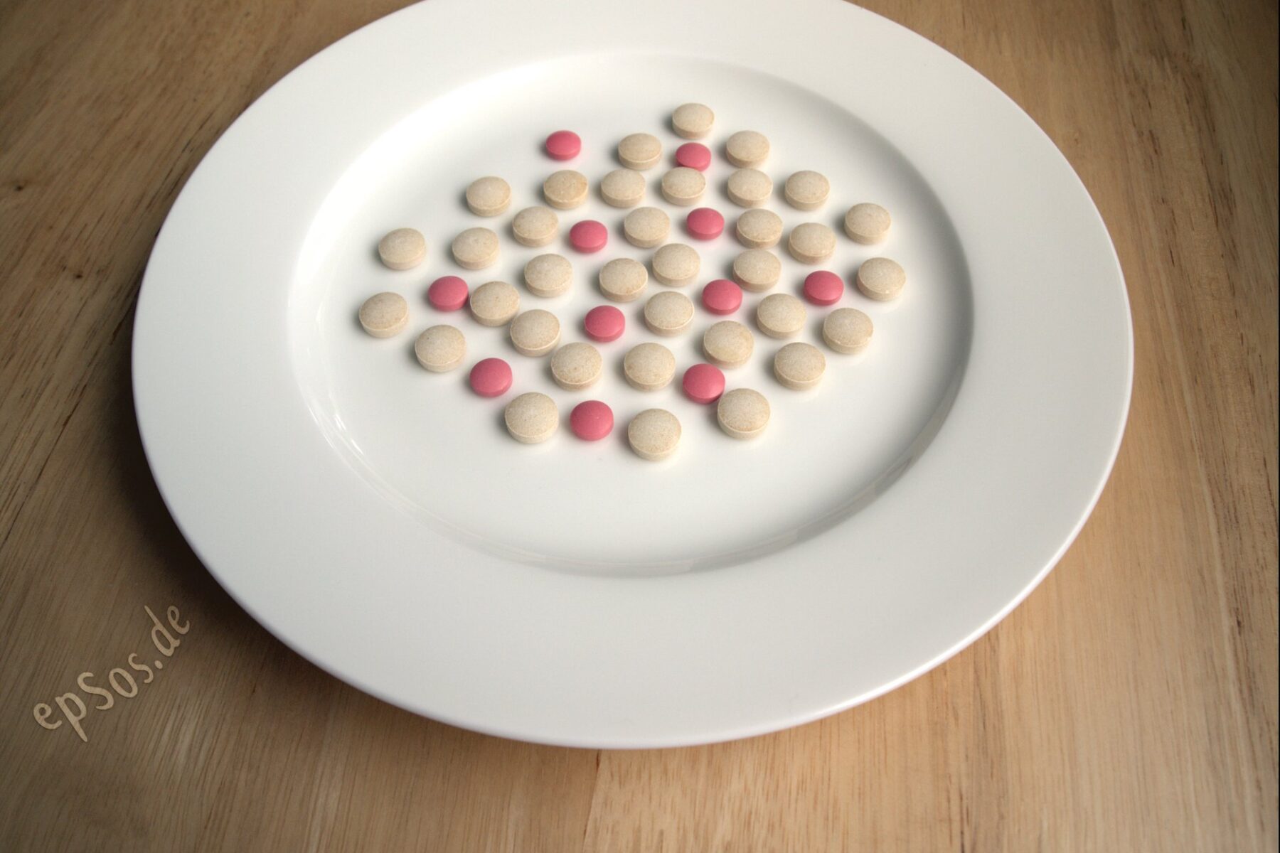 Eurofarma Eisai insomnia drug Dayvigo - white pills and tablets on a plate