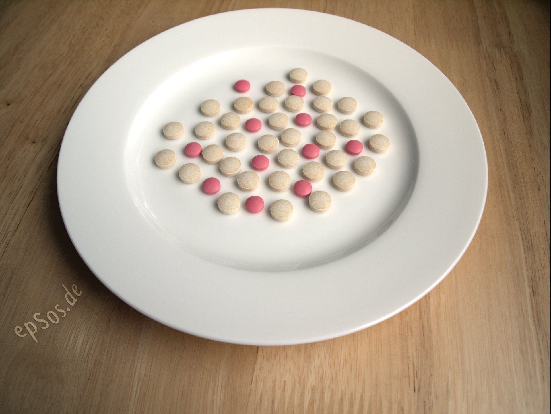 Eurofarma Eisai insomnia drug Dayvigo - white pills and tablets on a plate