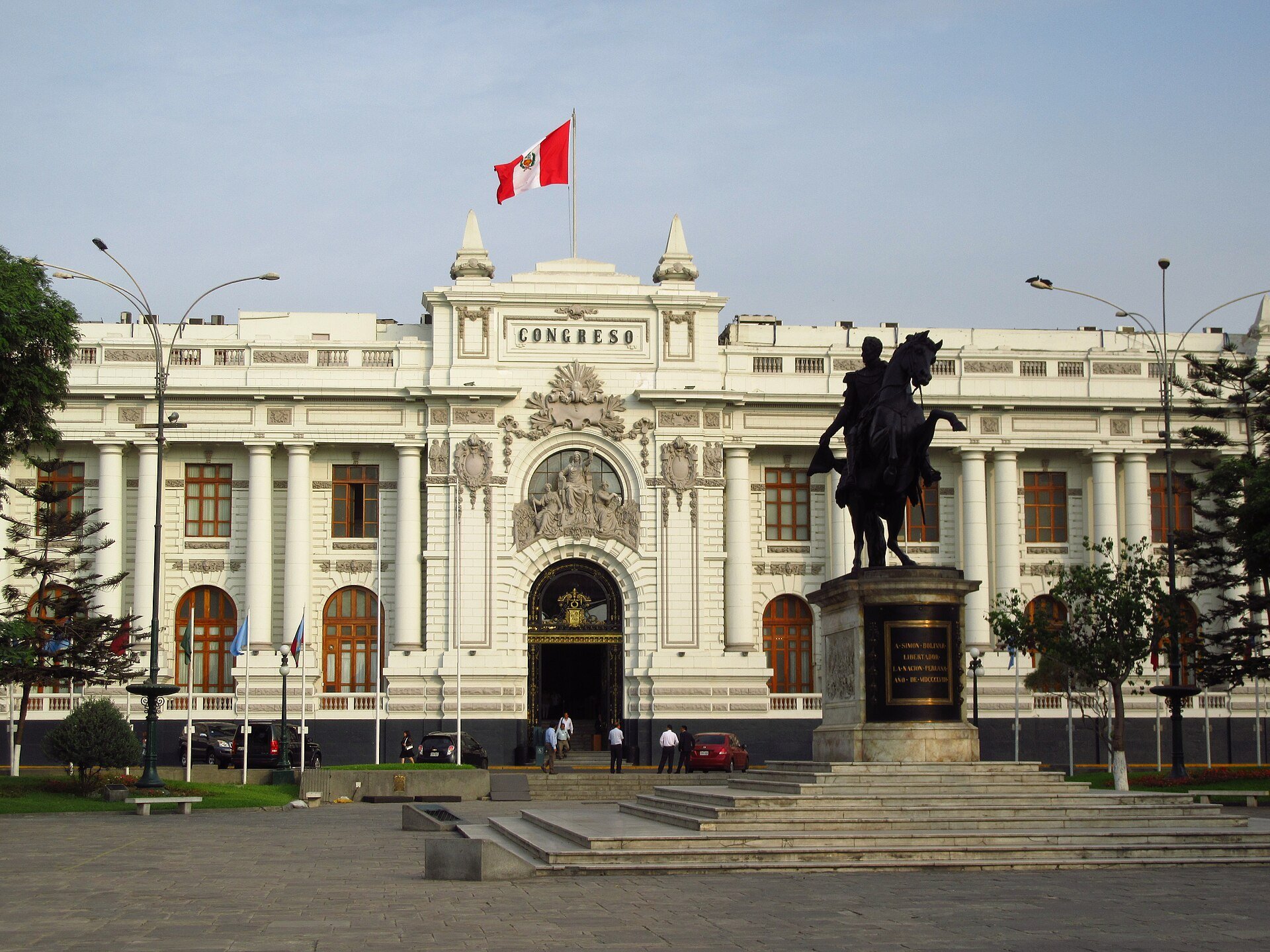 Peru’s Congress building in Lima, which approved 38 new tax breaks between 2021 and 2025