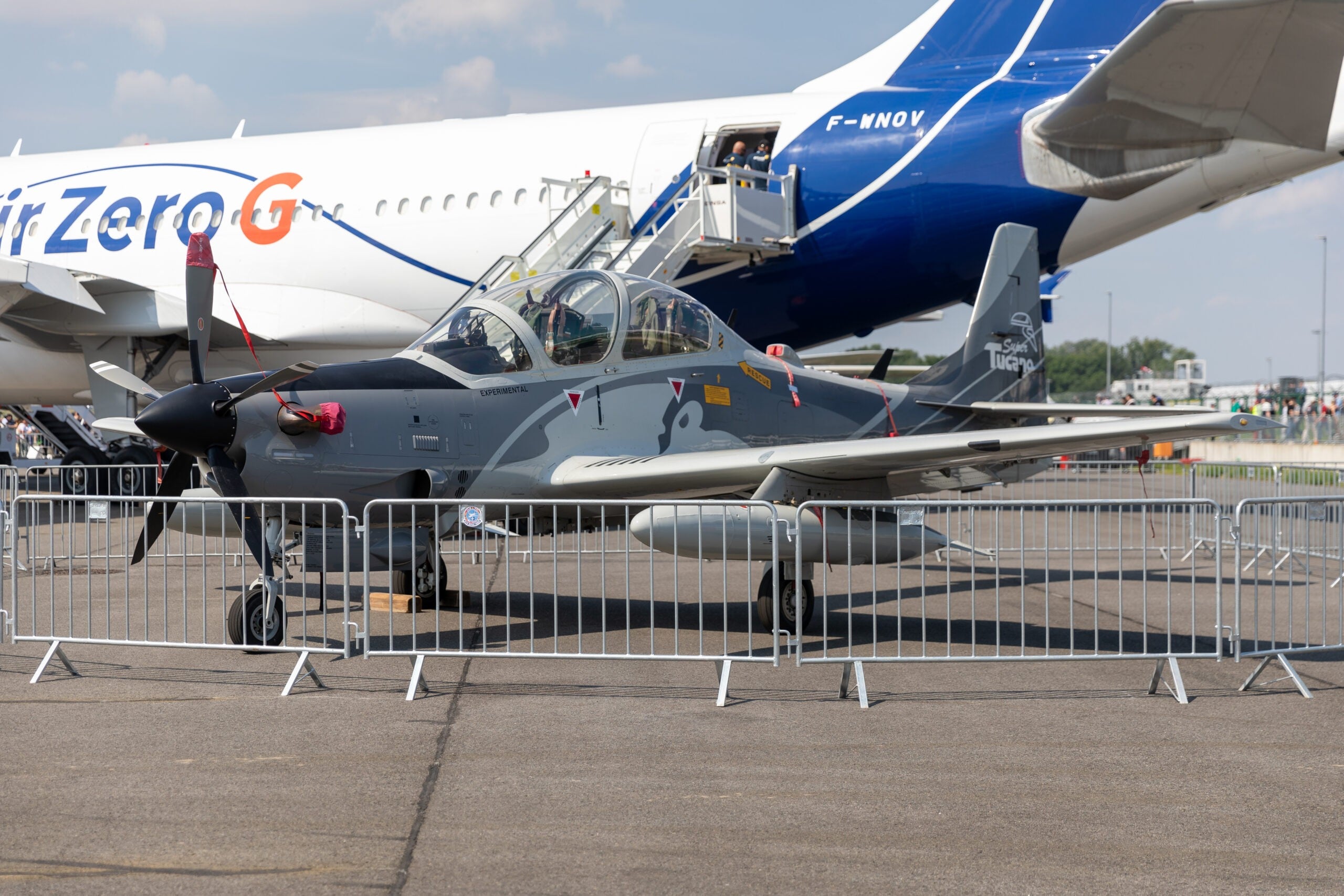Super Tucano - an Embraer A-29 Super Tucano on display
