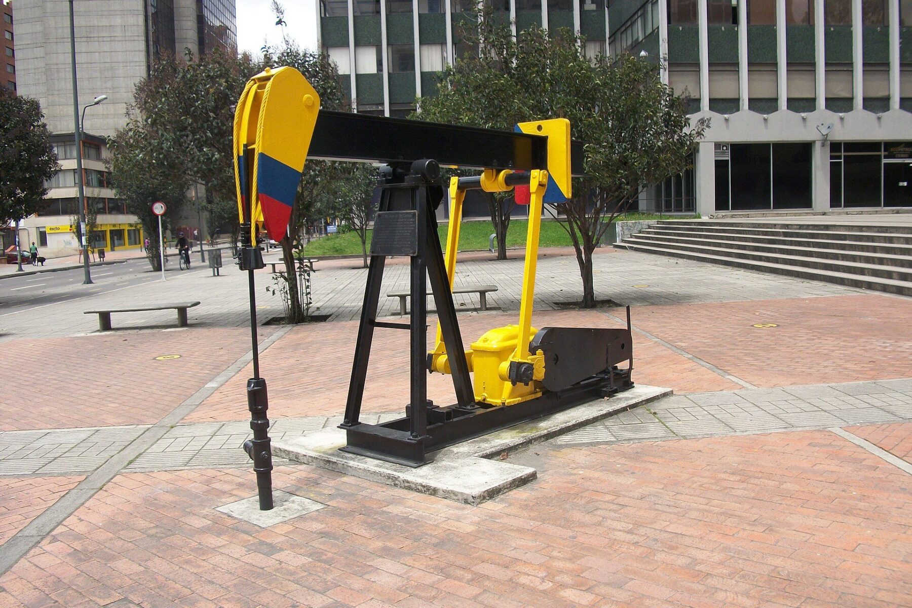 Ecopetrol data leak - monument at an Ecopetrol facility in Colombia