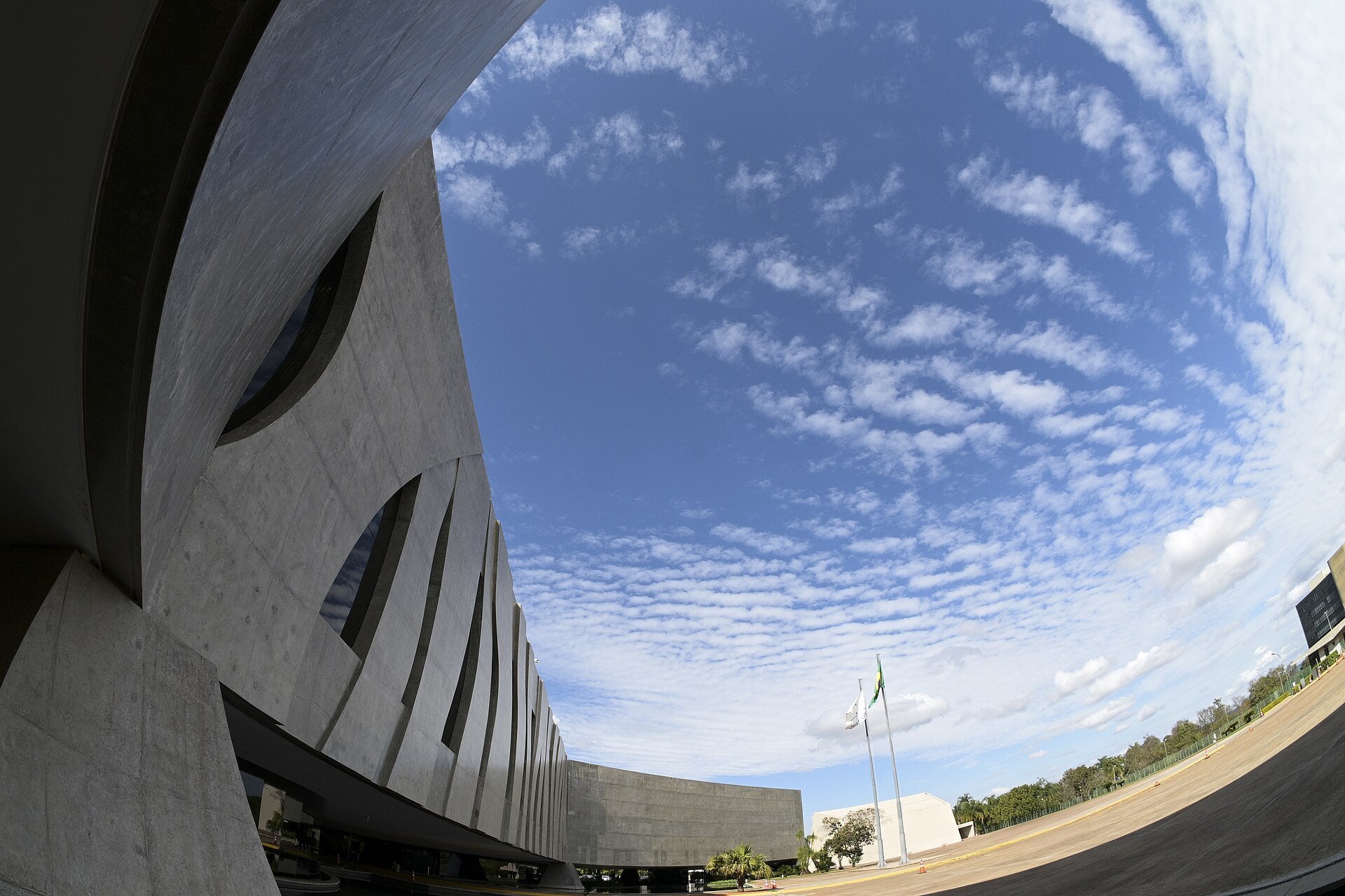 The Superior Court of Justice building in Brasília, which ruled on Crimes de Maio reparations claims.
