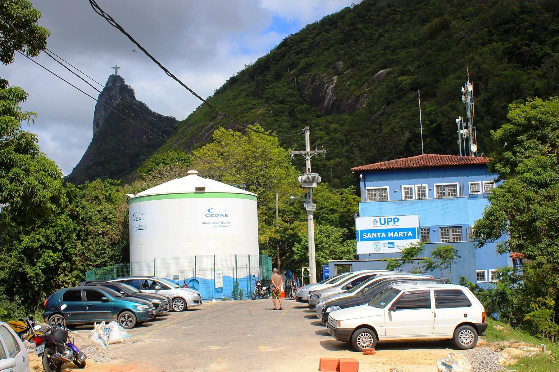 Public Security Ministry - a police post in a Rio de Janeiro community