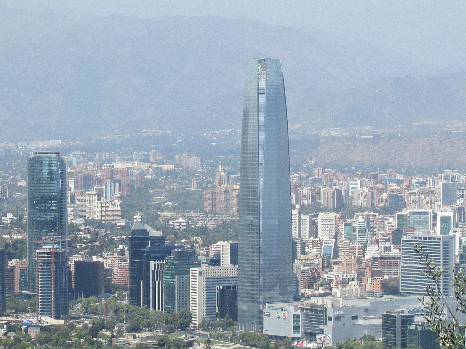 ECapital factoring collapse - Santiago's financial district in Chile
