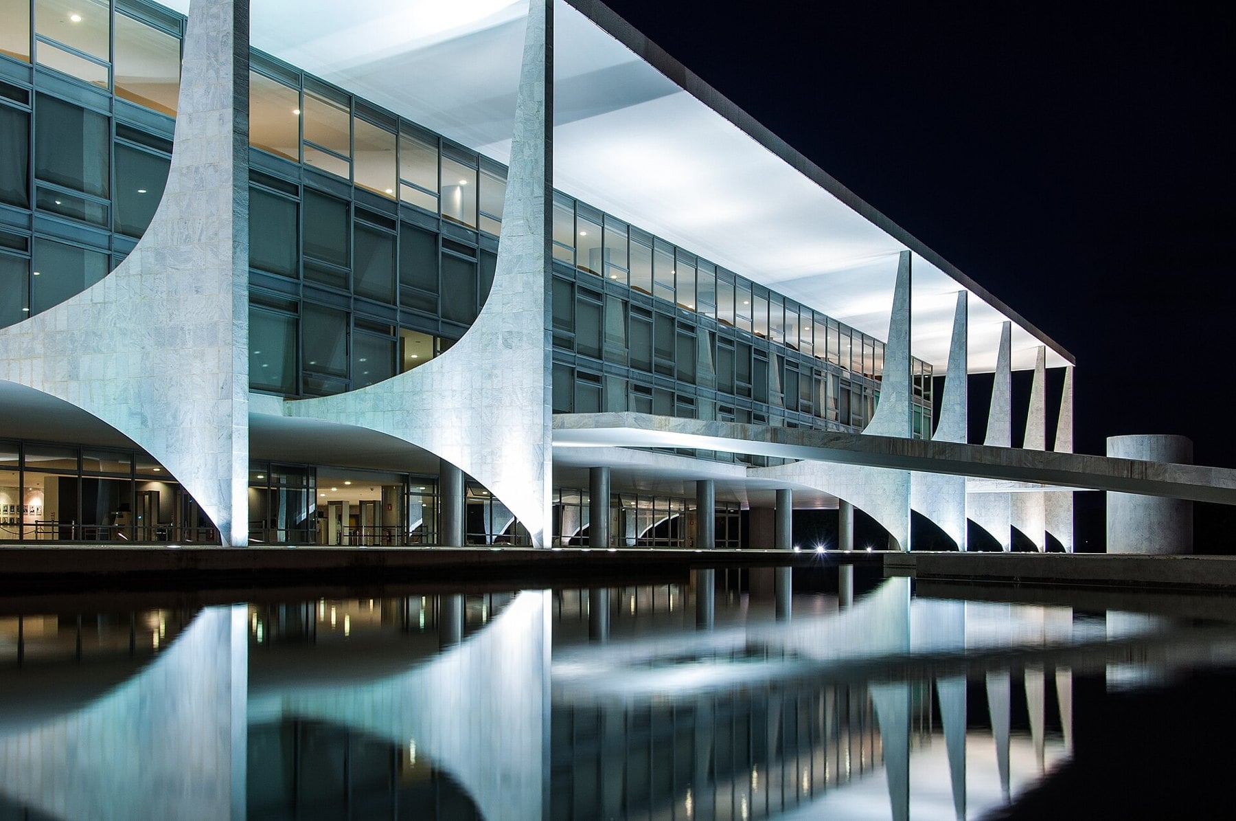The Palacio do Planalto in Brasilia, seat of the presidency, as the Lulinha investigation continues