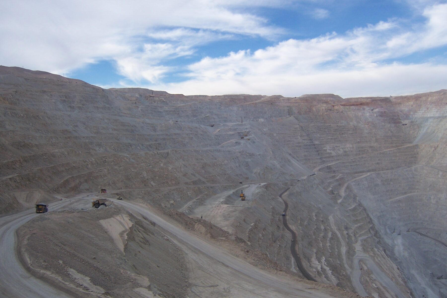 Los Azules — an open-pit copper mine in the Andes