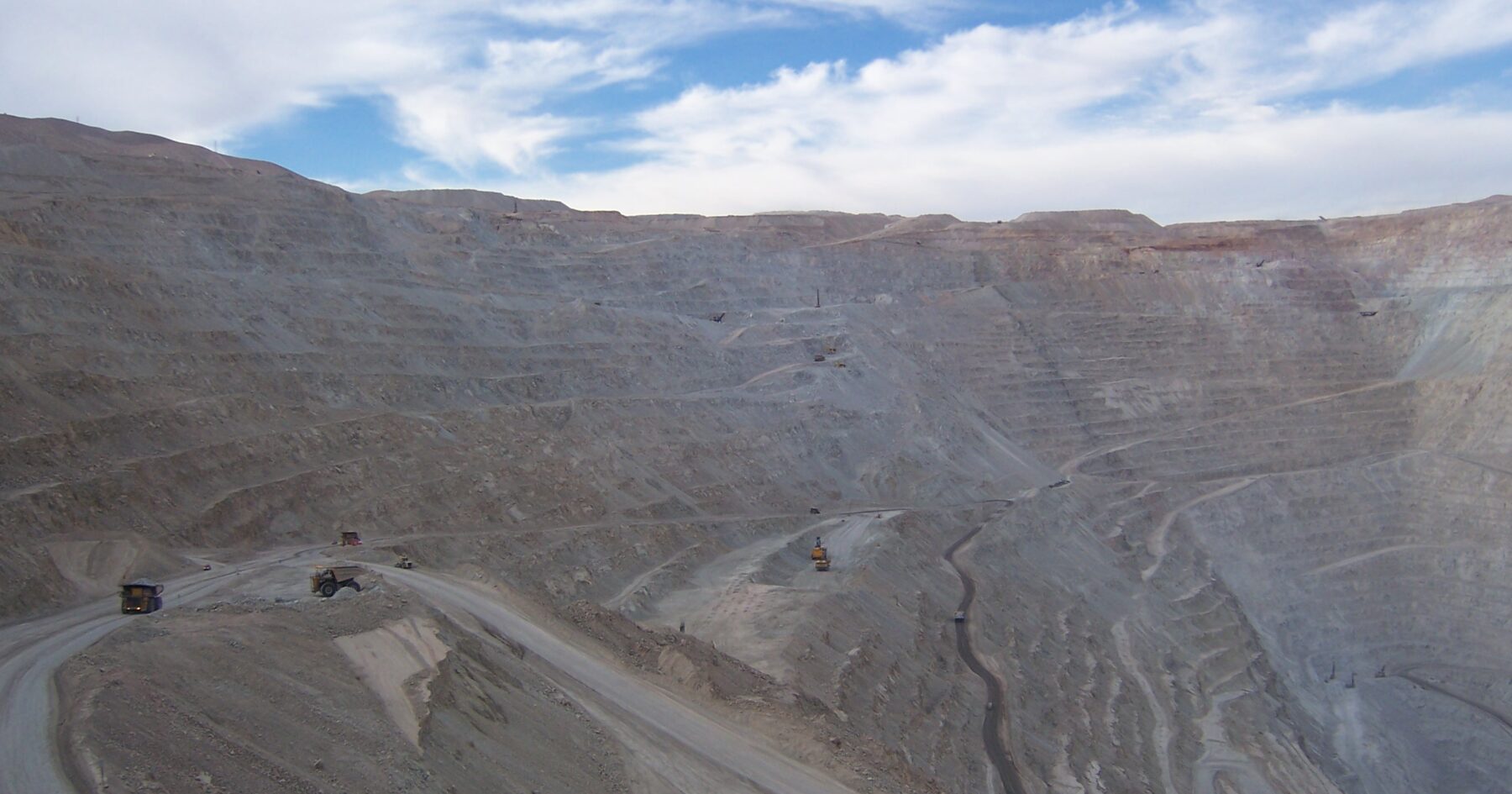 Los Azules — an open-pit copper mine in the Andes