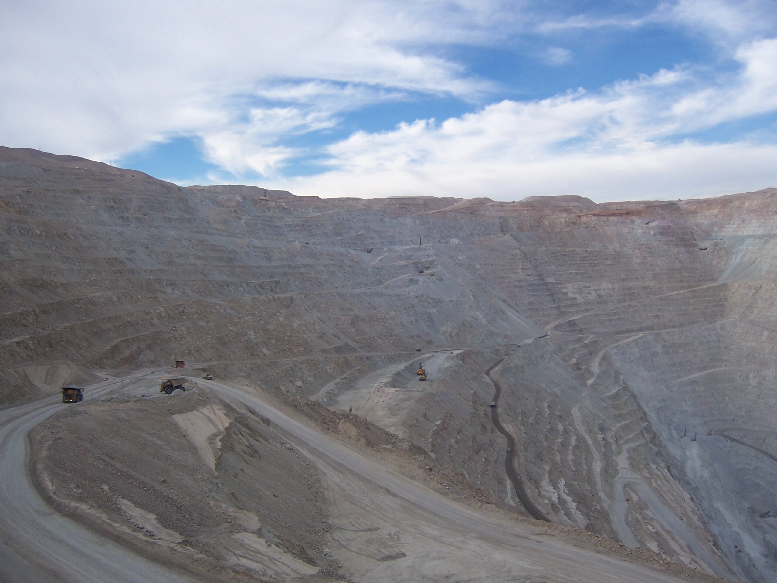 Los Azules — an open-pit copper mine in the Andes