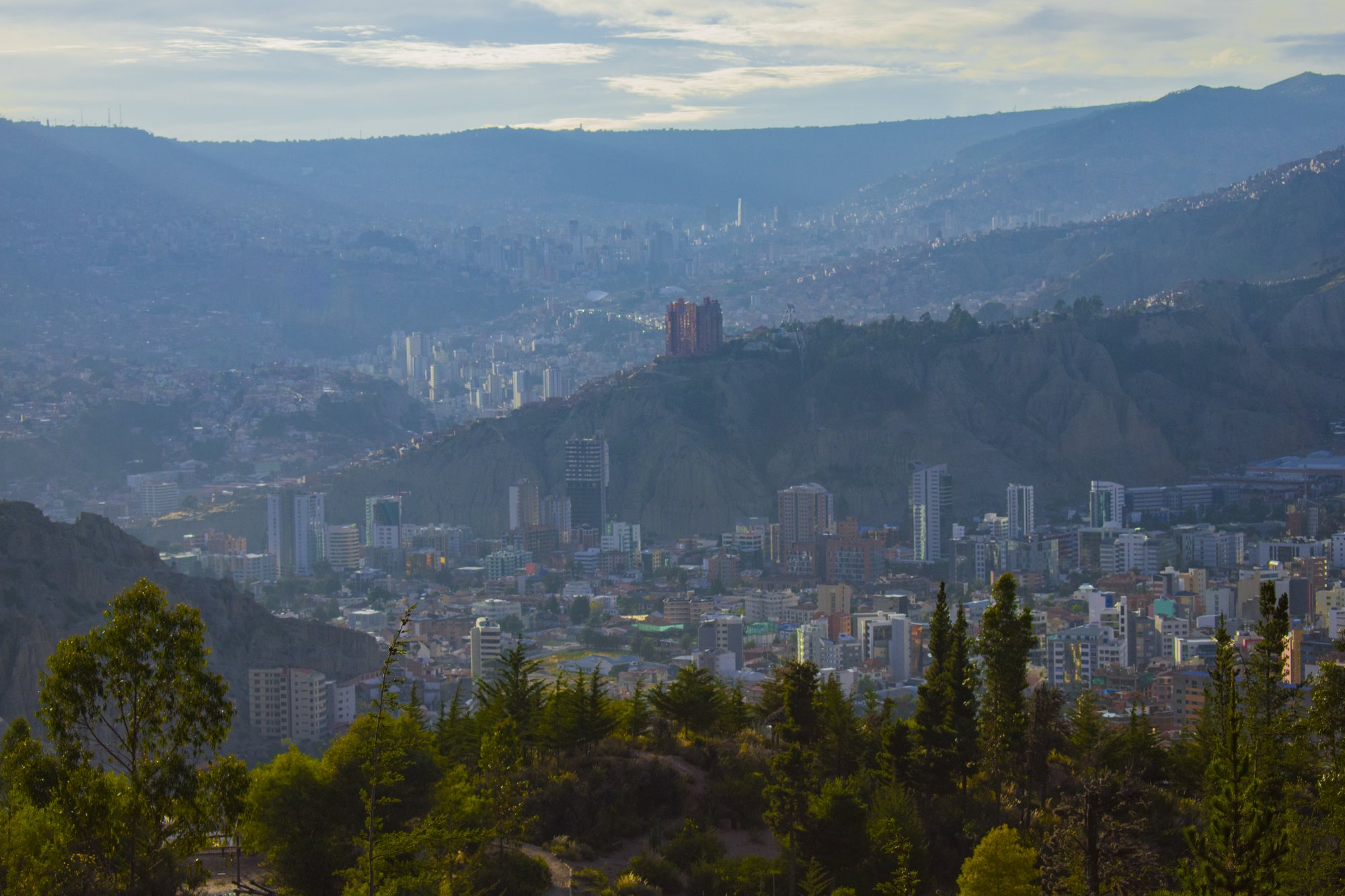 Bolivia's currency - the city of La Paz