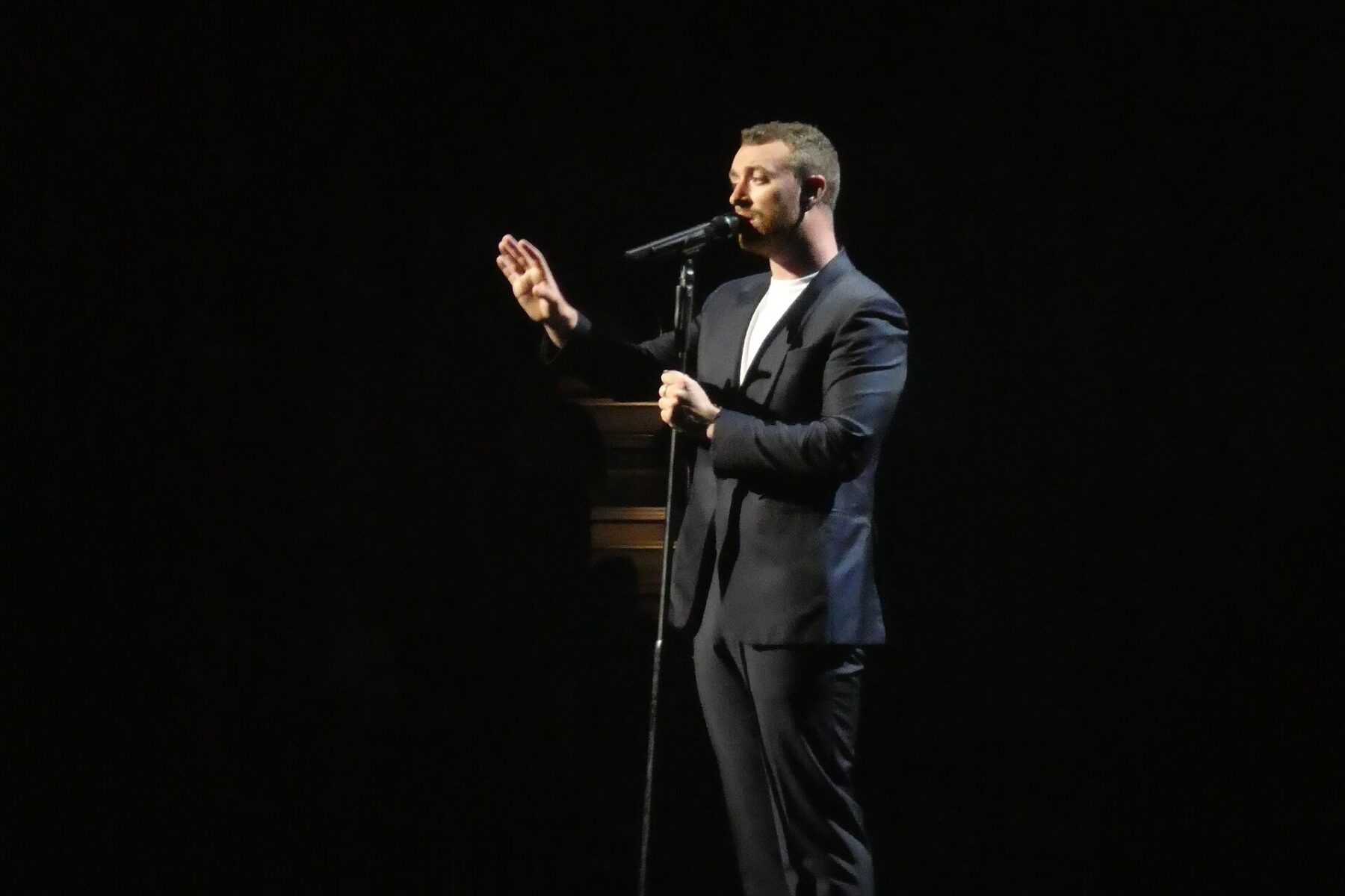 Sam Smith performs live on the To Be Free tour, coming to Guadalajara