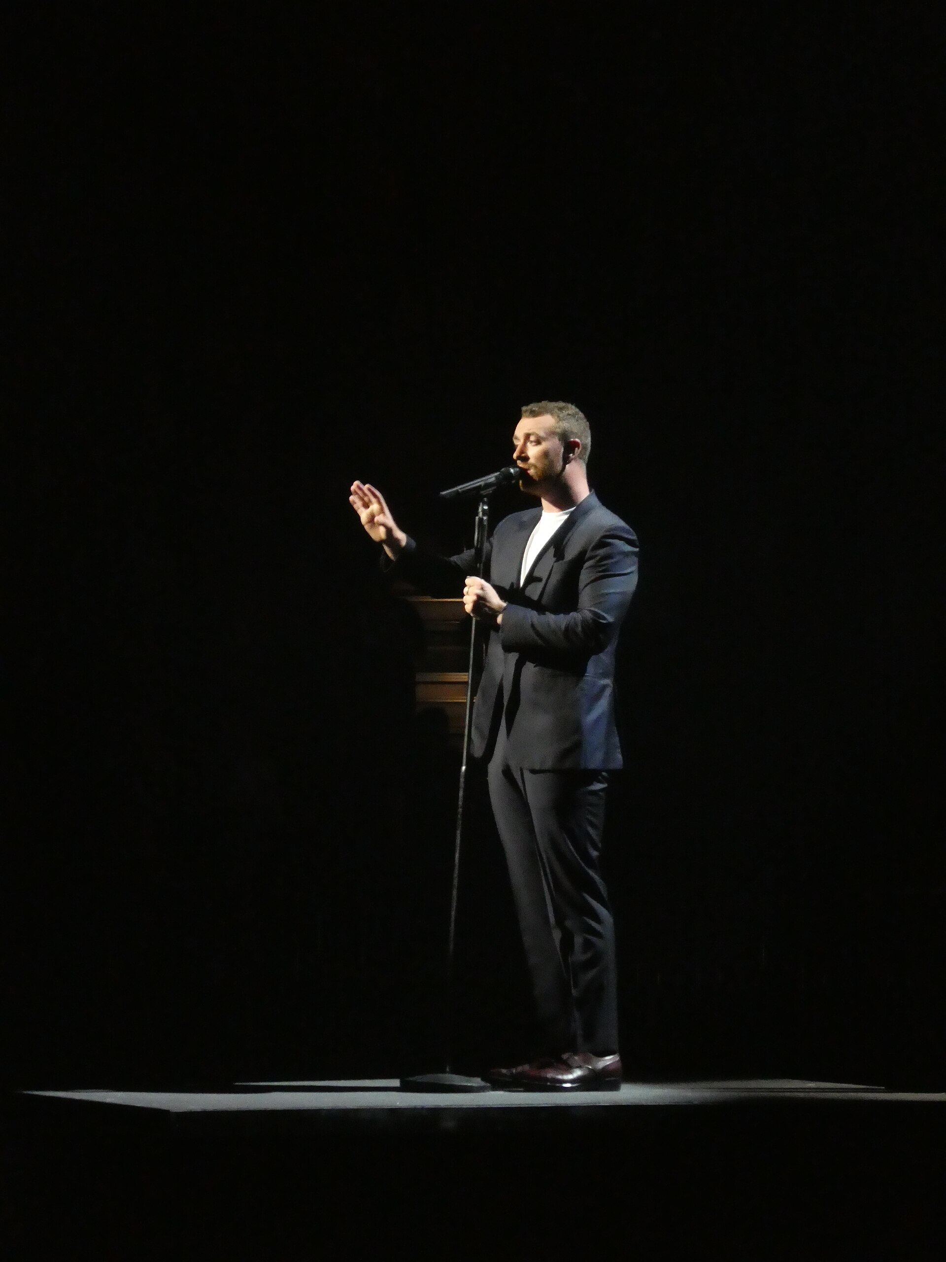 Sam Smith performs live on the To Be Free tour, coming to Guadalajara
