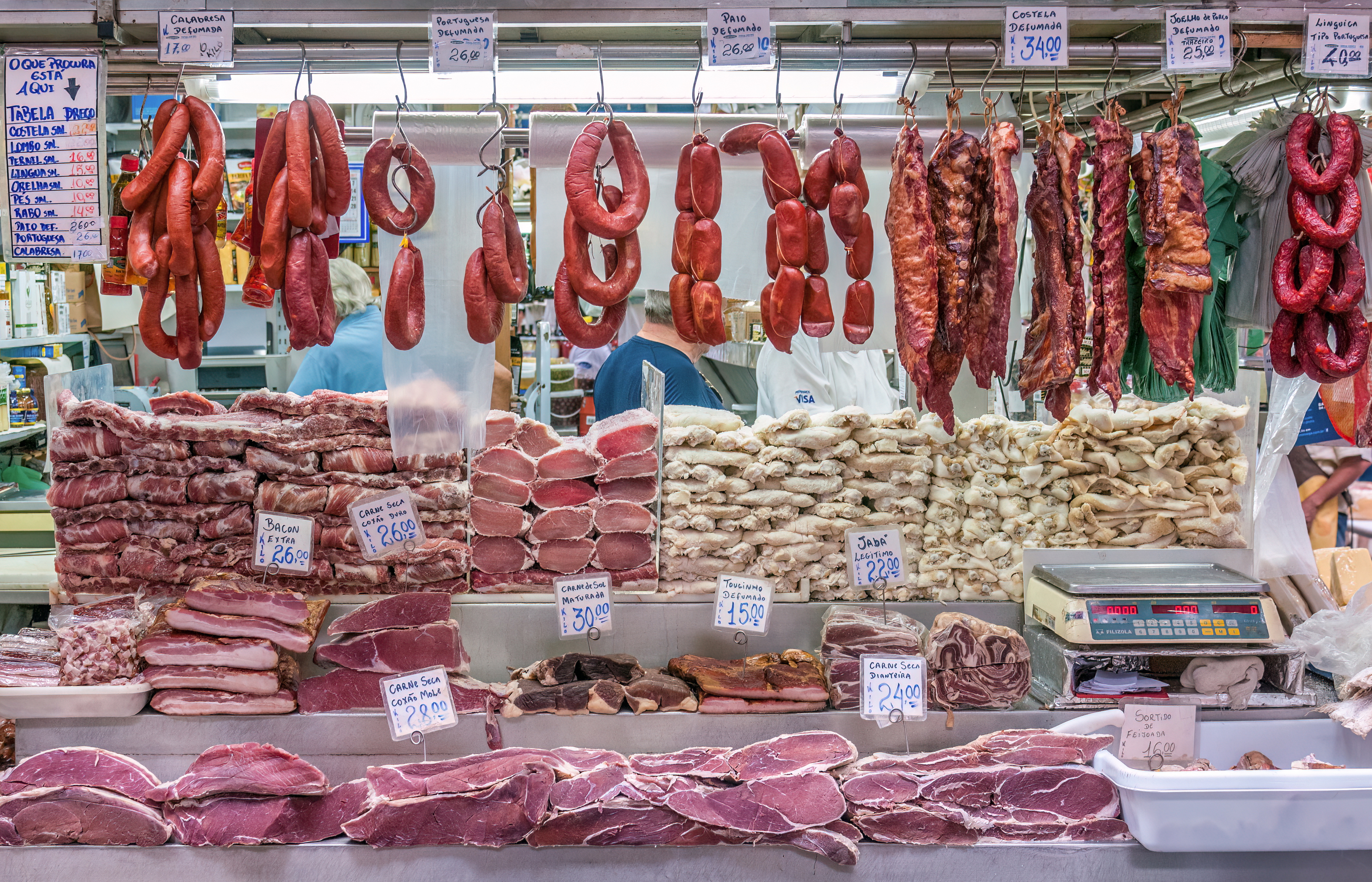 A food stall at São Paulo municipal market, reflecting Brazil July IPCA inflation