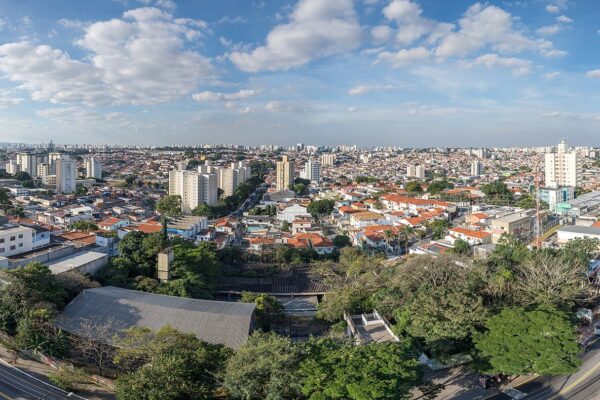 Panoramic view of the Sao Paulo skyline