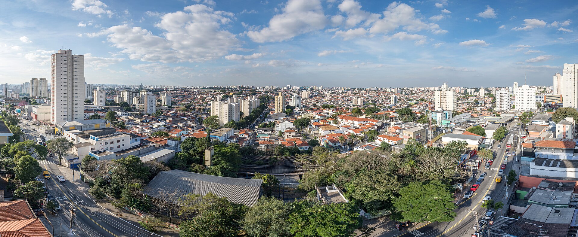 A panoramic view of São Paulo city.