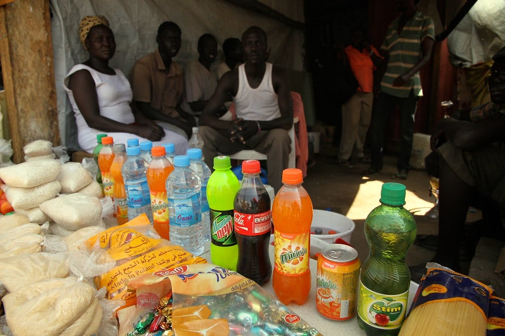 South Sudan salaries: a Co-operative Bank of South Sudan branch in Juba, where cash withdrawals have been rationed