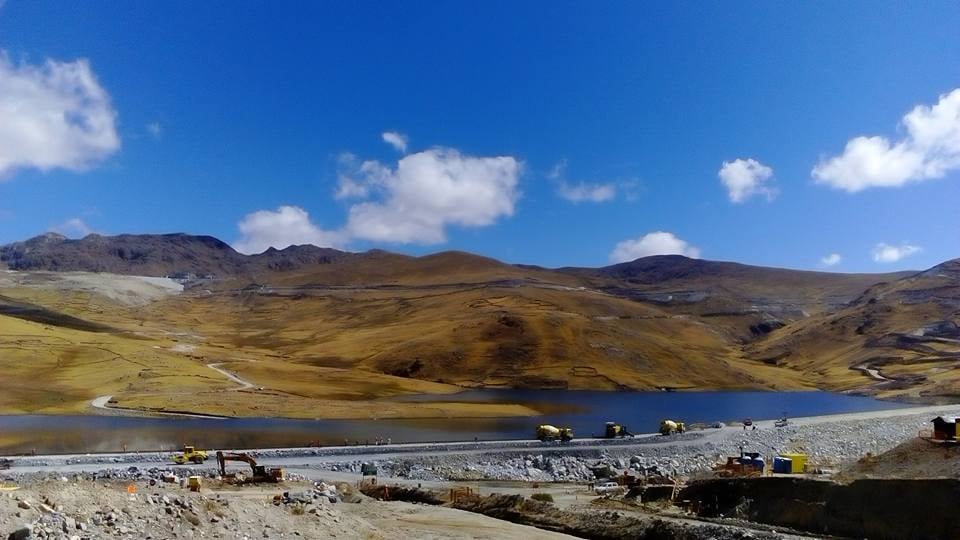 An Andean open-pit copper mine of the kind the Southern Copper Peru investment programme will add to
