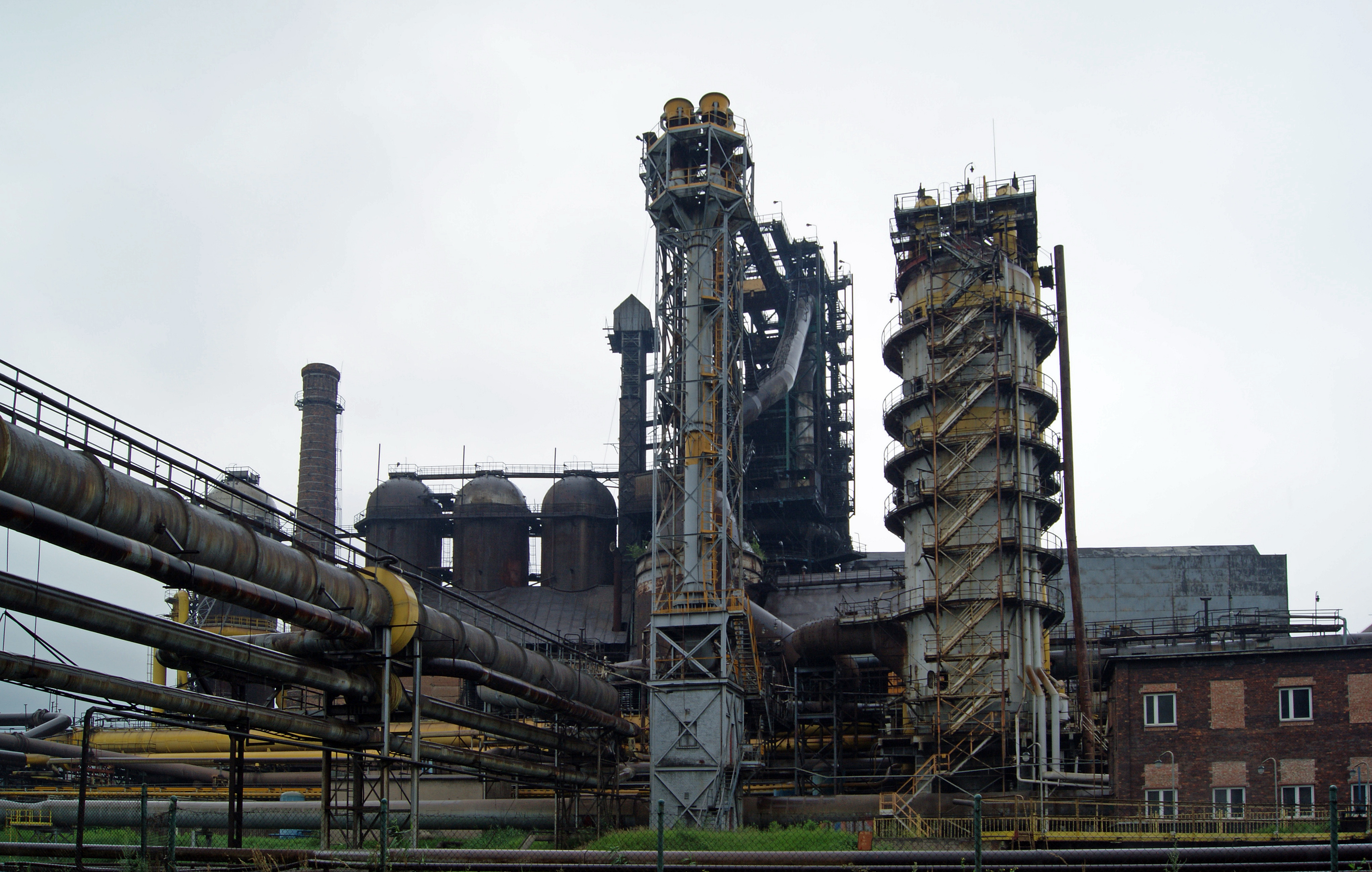A blast-furnace steelworks, illustrating CSN debt exchange