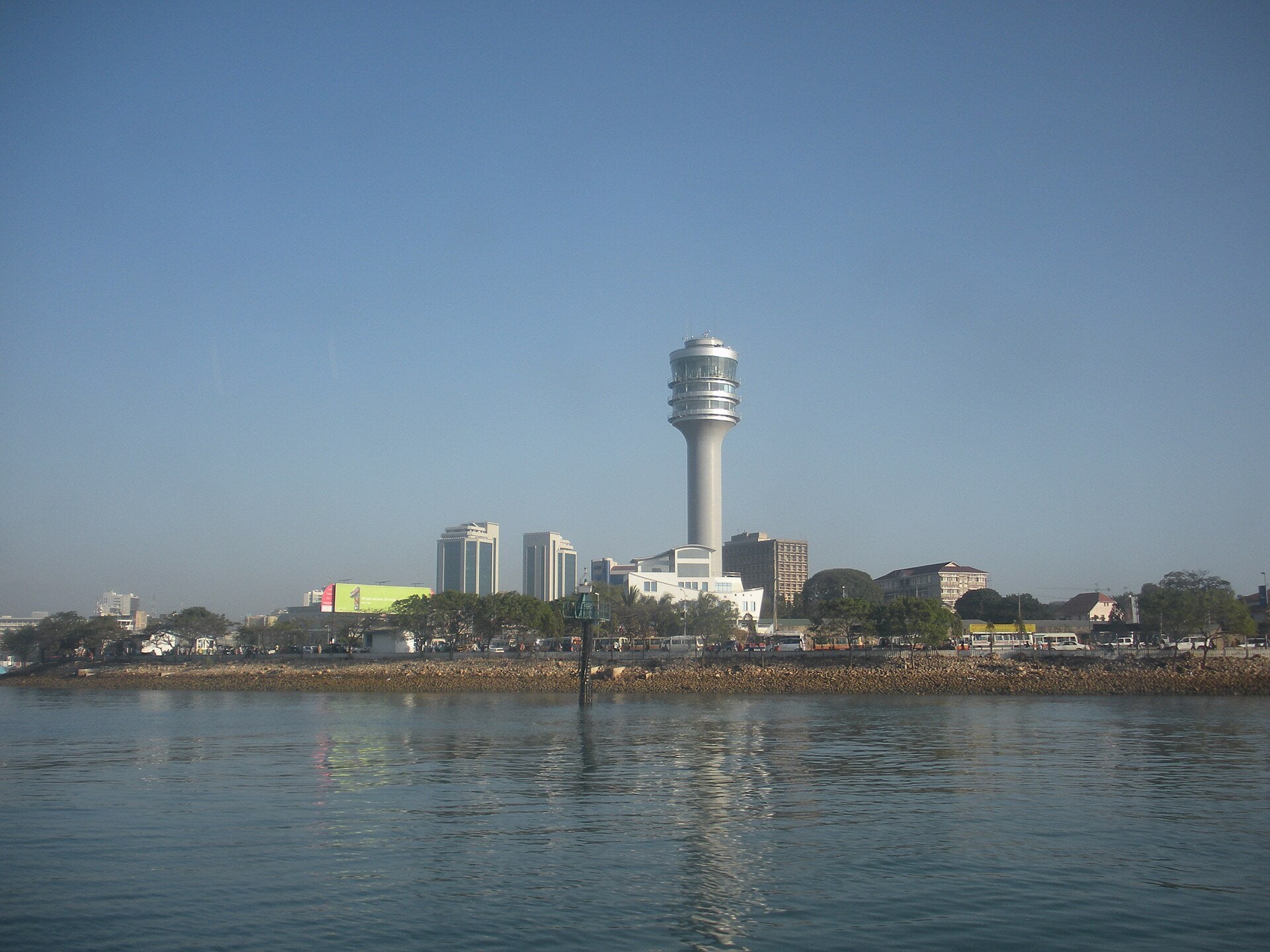 Social media tax rule - Dar es Salaam waterfront skyline in Tanzania