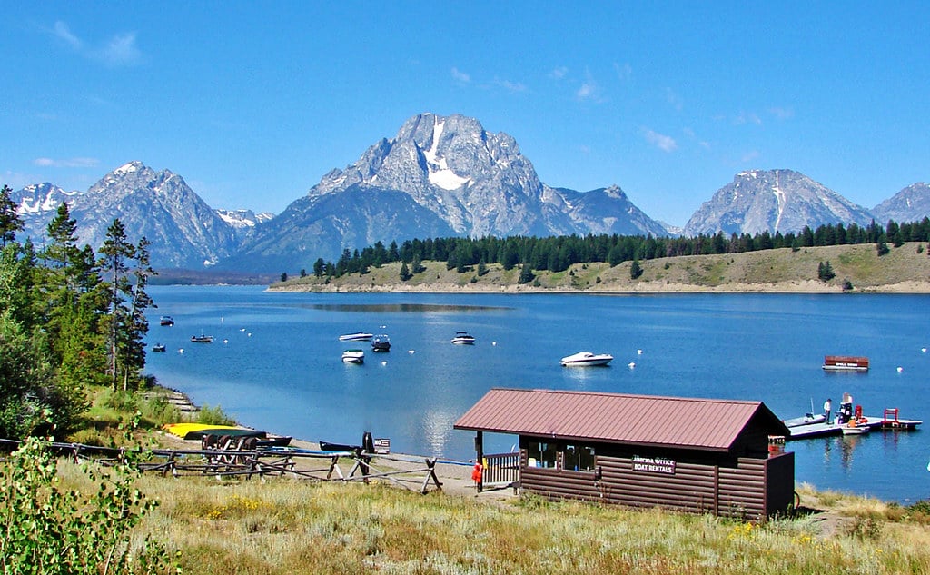 Global economy - Jackson Lake and Mount Moran in Grand Teton National Park, Wyoming, near the Jackson Hole symposium venue.