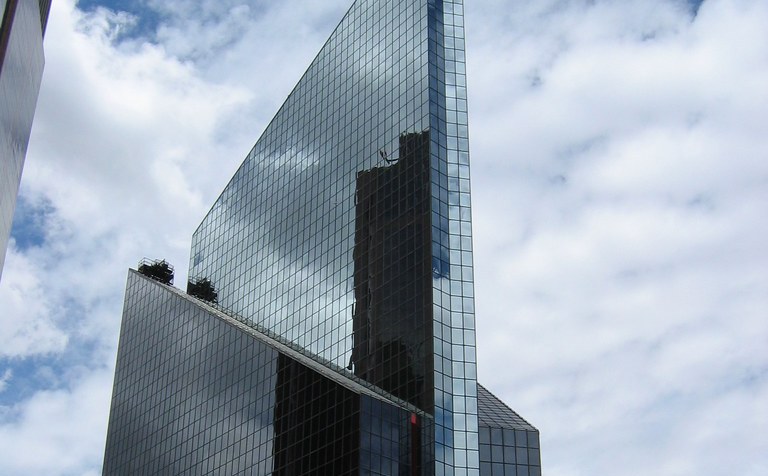 The Bolsa Mexicana de Valores building in Mexico City.