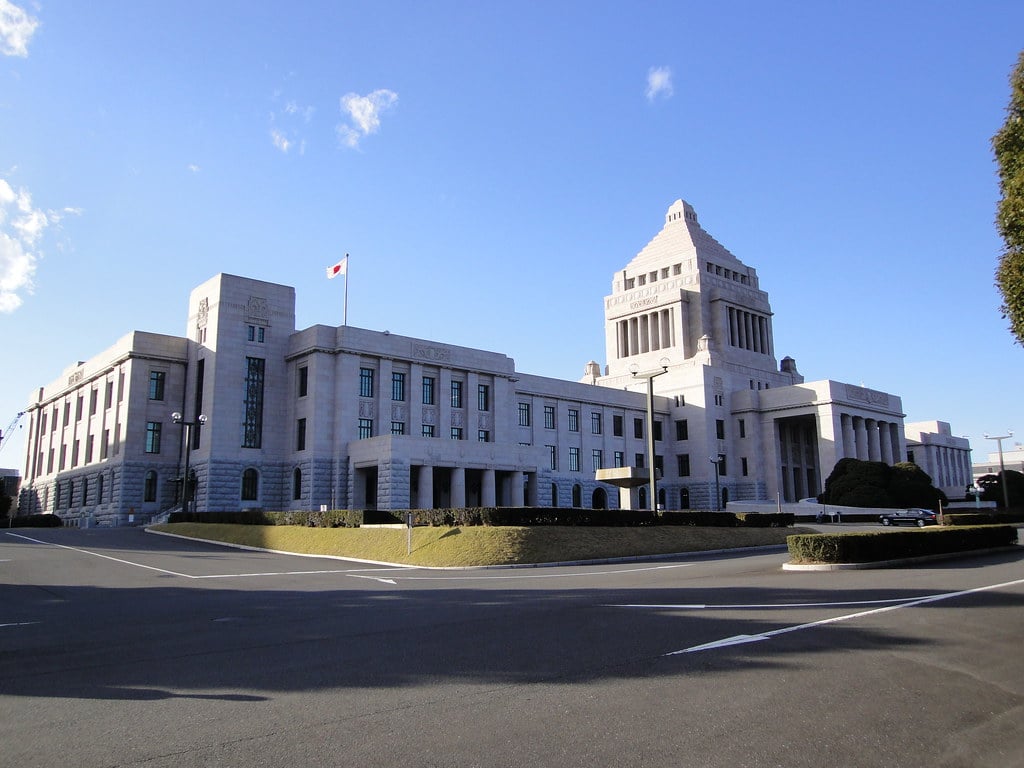The National Diet Building, the seat of Japan’s parliament, in Tokyo