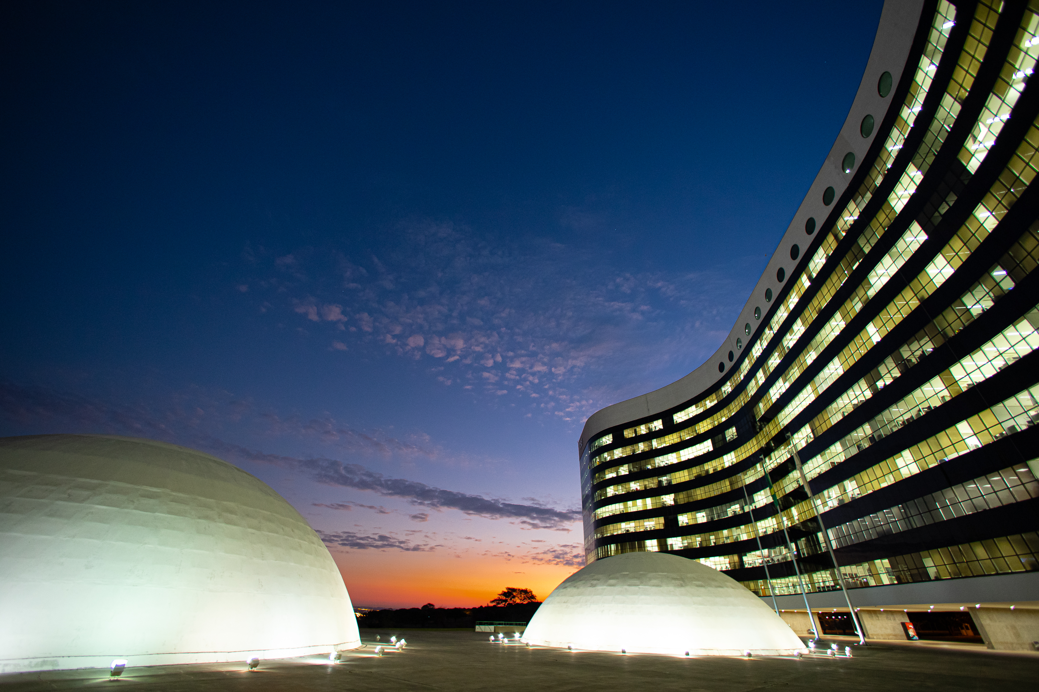 The TSE electoral court in Brasília, set to rule on the TSE deepfake case