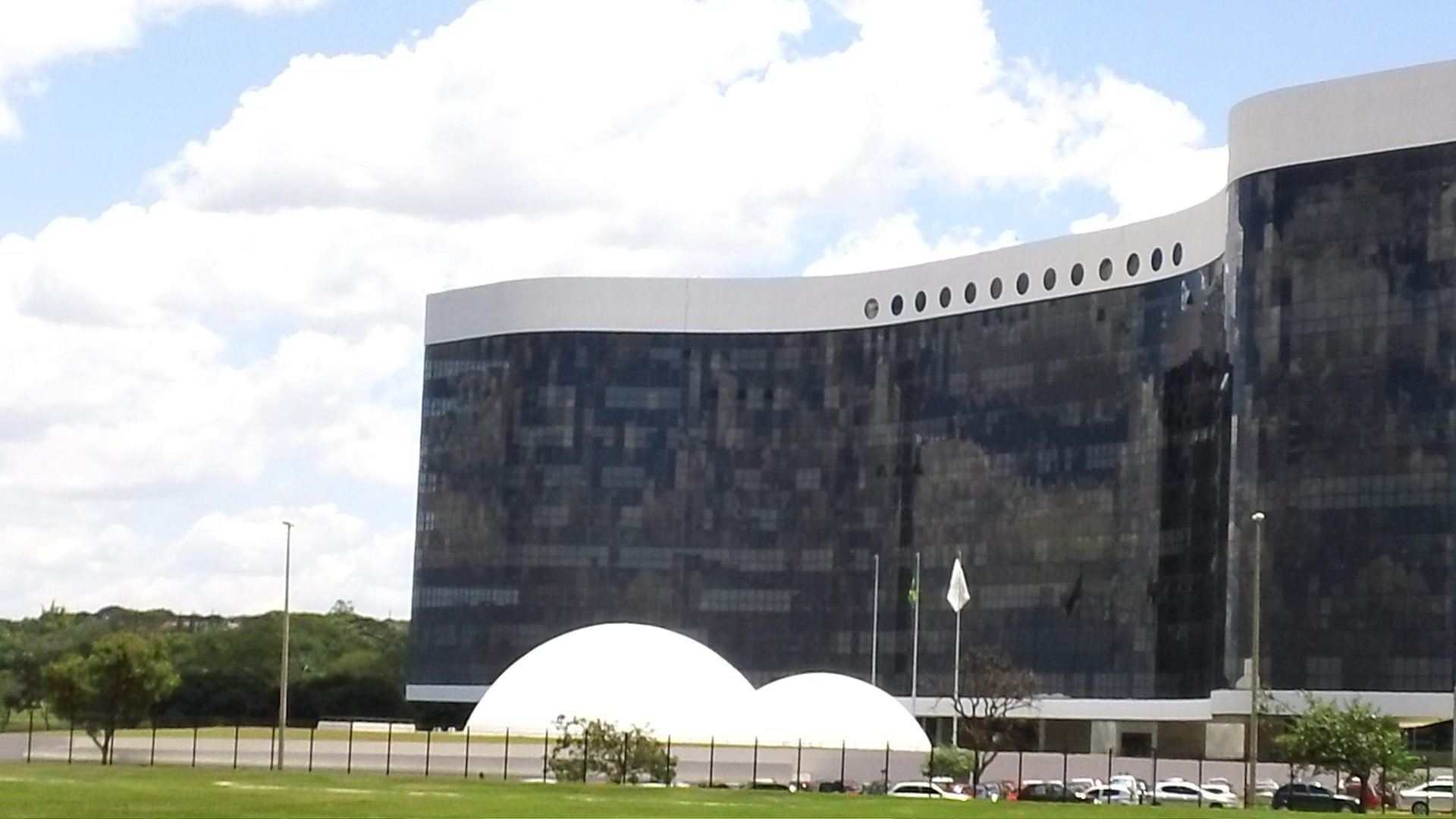 The headquarters of Brazil’s electoral court, the Tribunal Superior Eleitoral, in Brasília