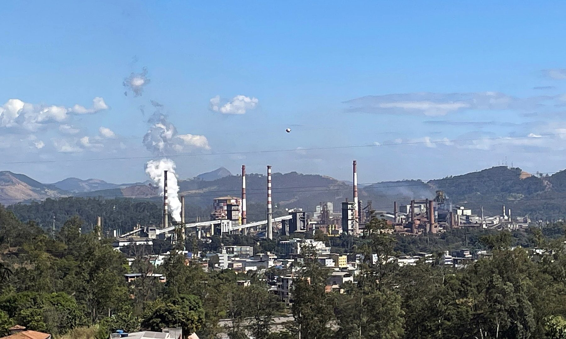 Usiminas steelworks in Ipatinga, Minas Gerais, Brazil
