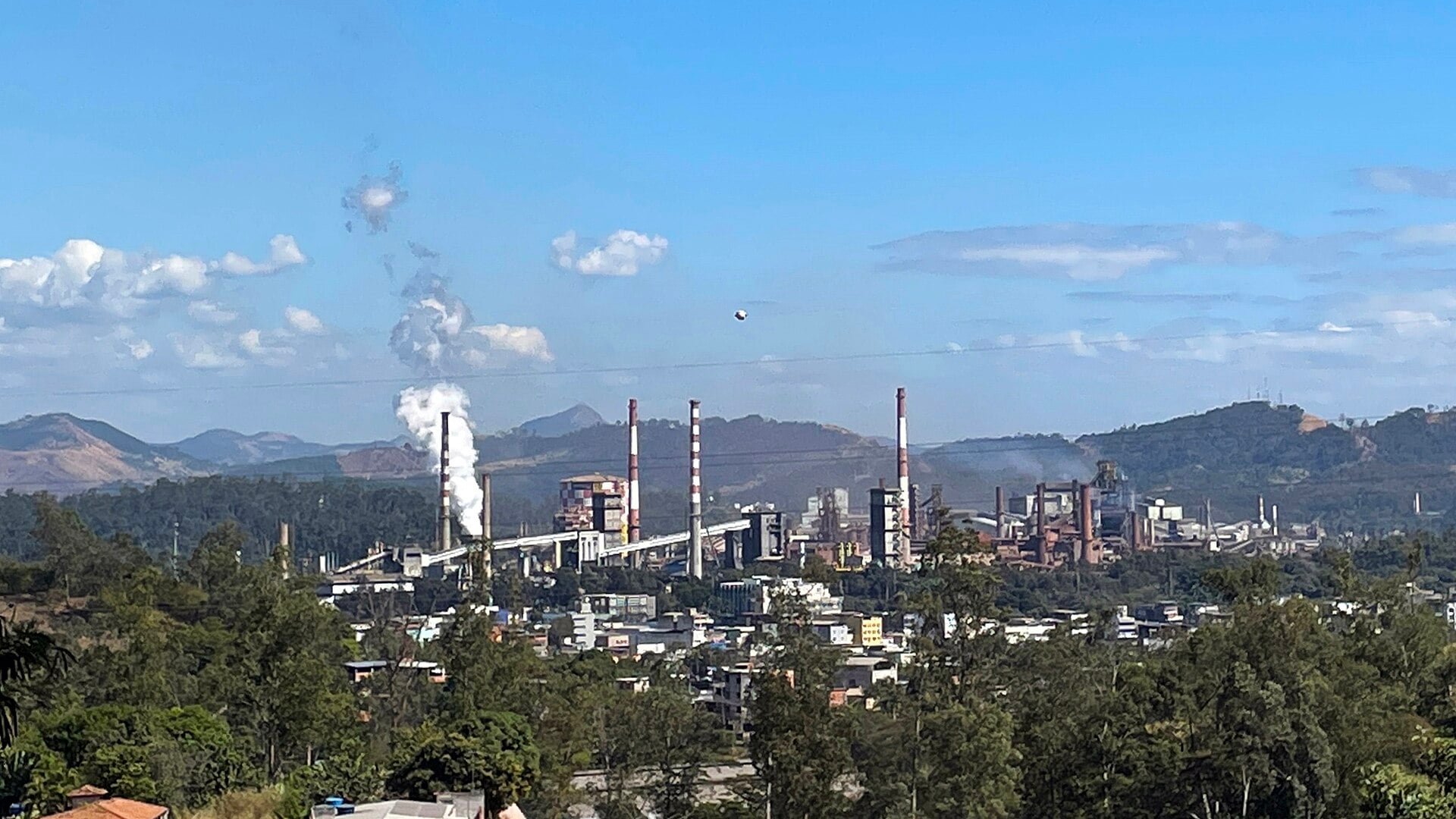 Usiminas steelworks in Ipatinga, Minas Gerais, Brazil