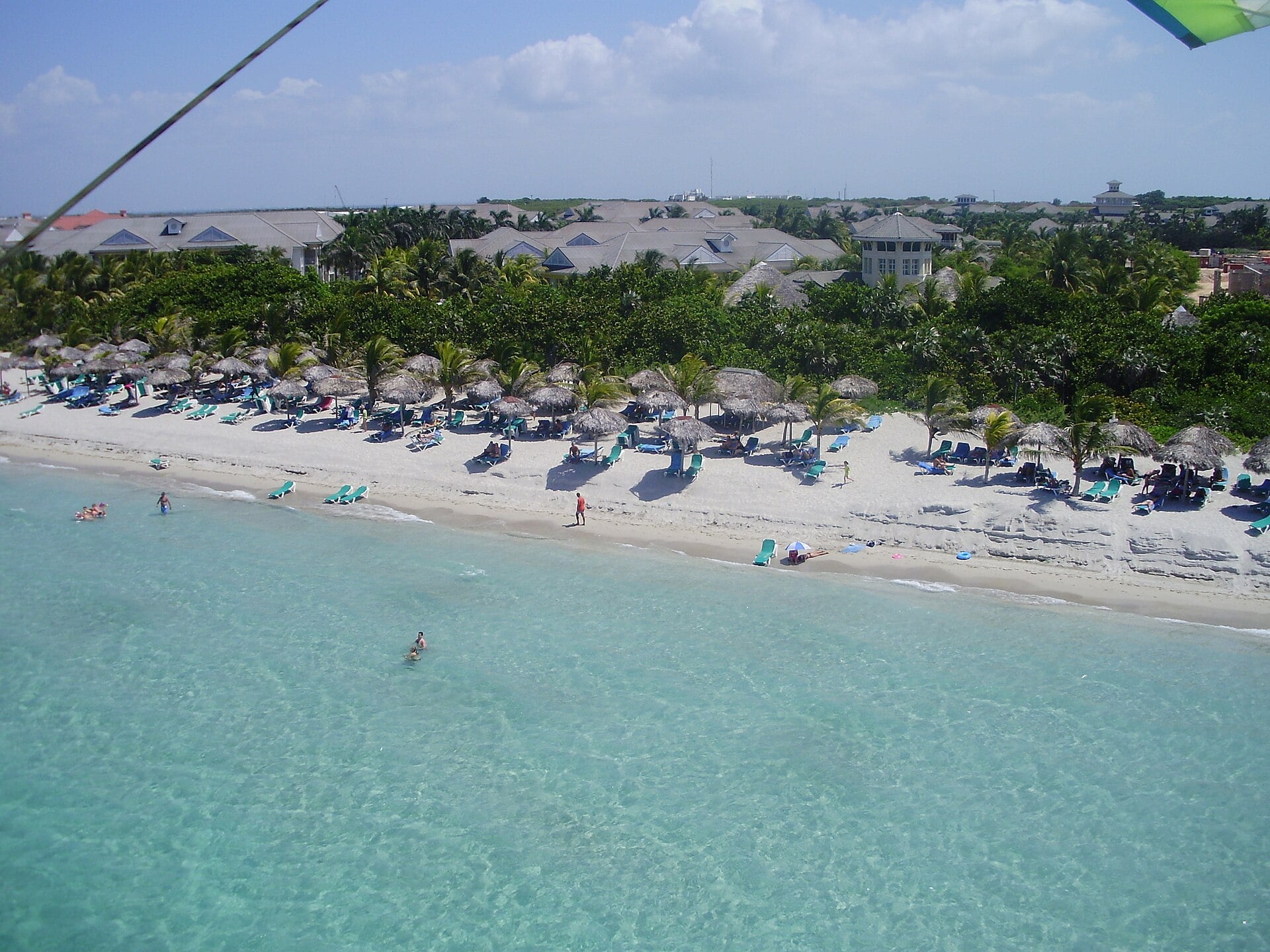 Cuba tourism &mdash; the resort beach of Varadero, where hotels now stand largely empty